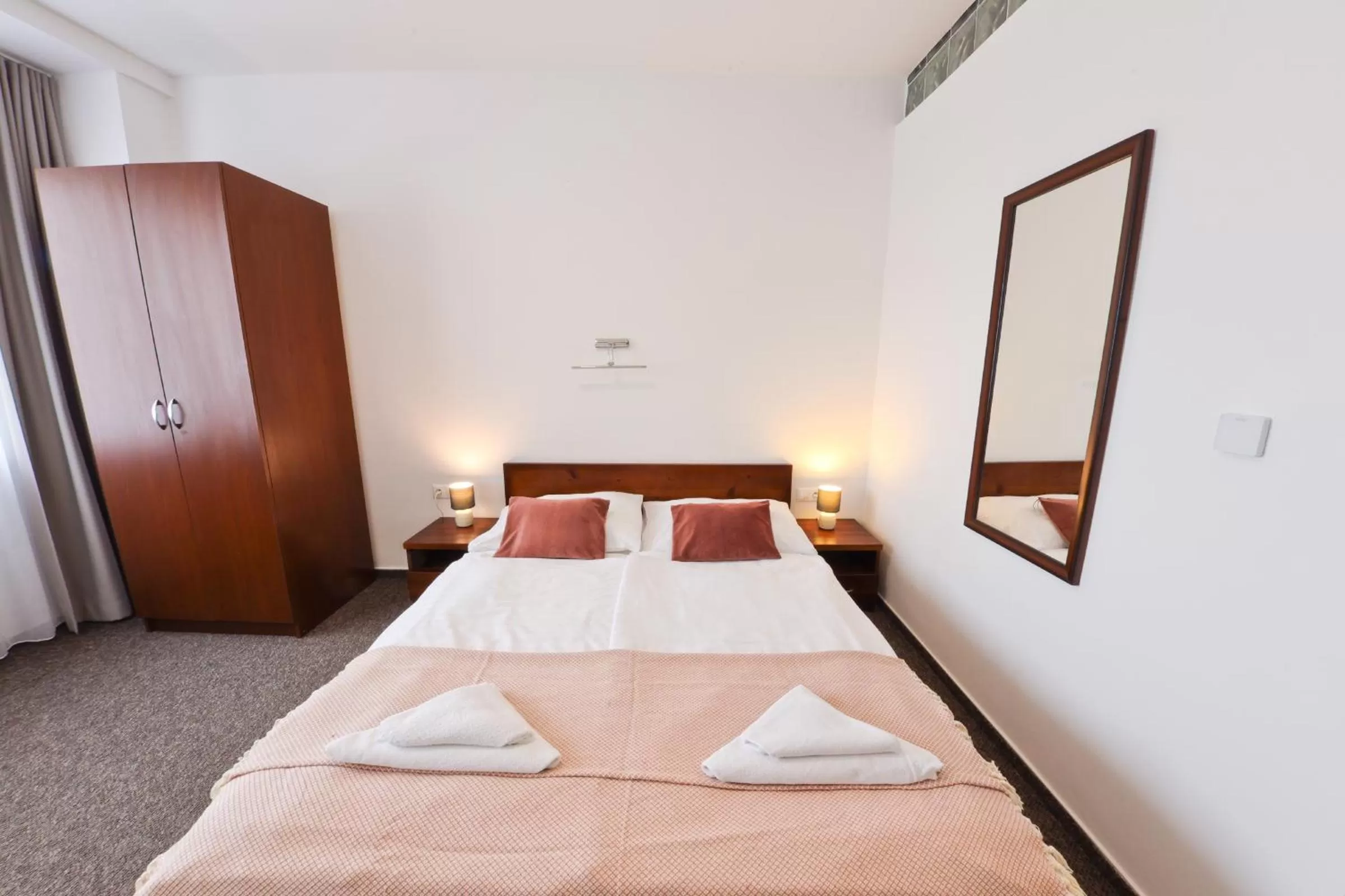 Bed in Hotel Slanica