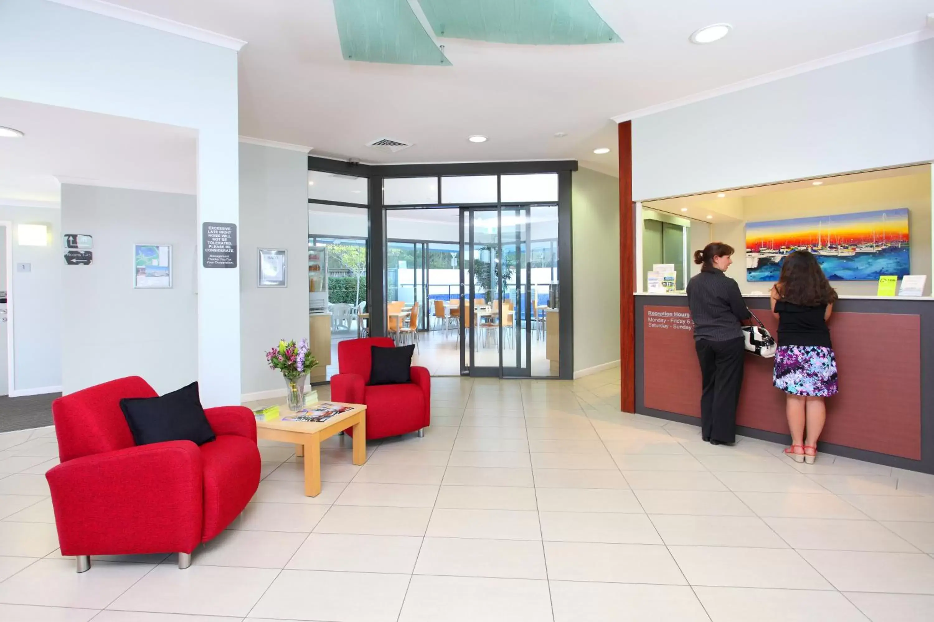 Lobby or reception in Manly Marina Cove Motel