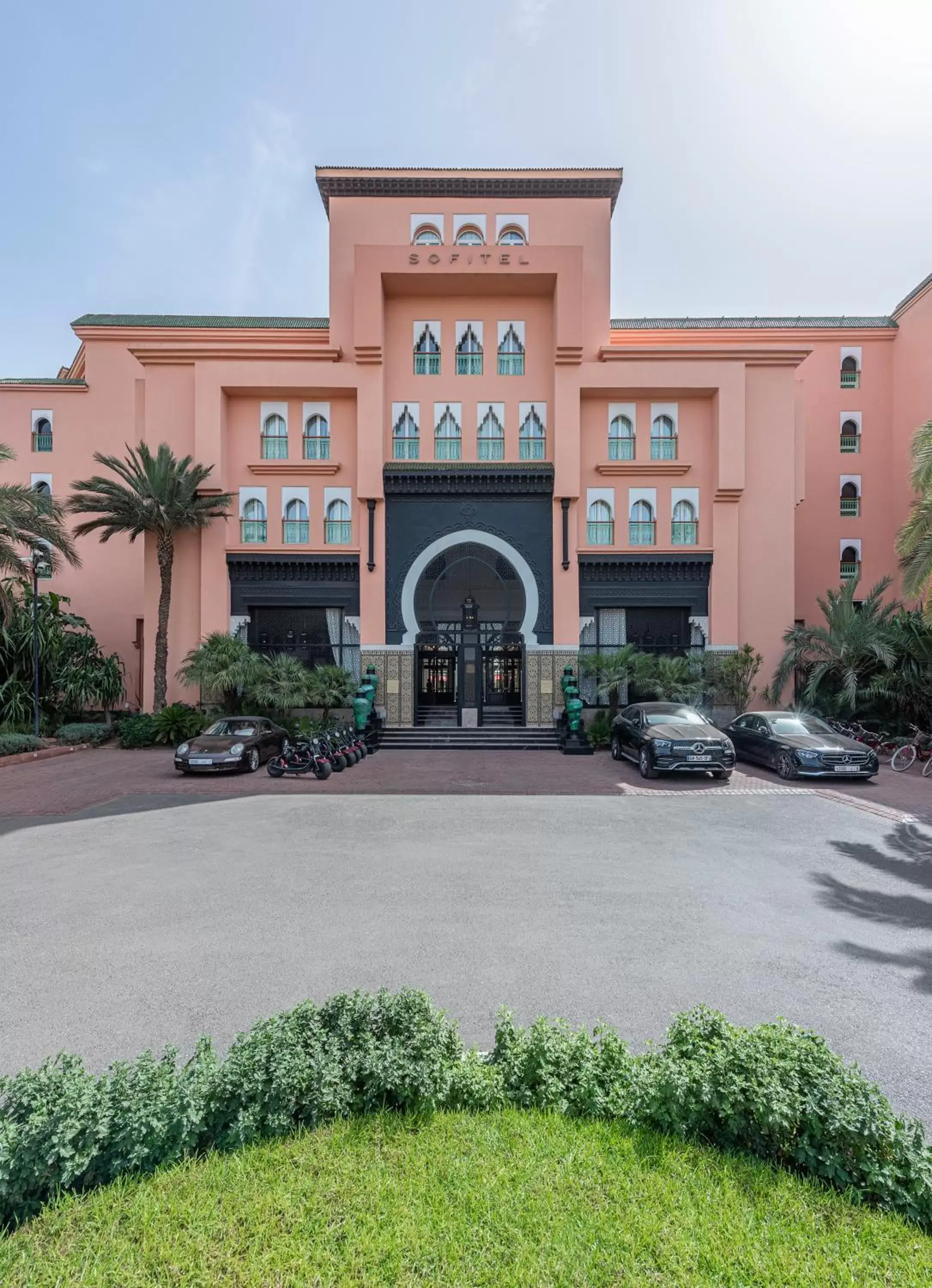 Facade/entrance, Property Building in Sofitel Marrakech Lounge and Spa