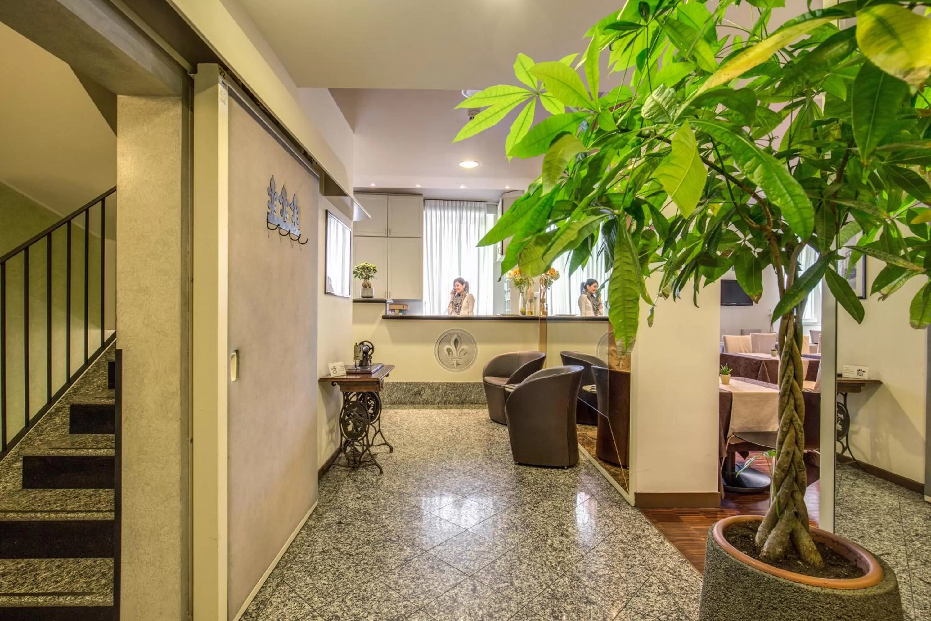 Lobby or reception in Albergo Firenze