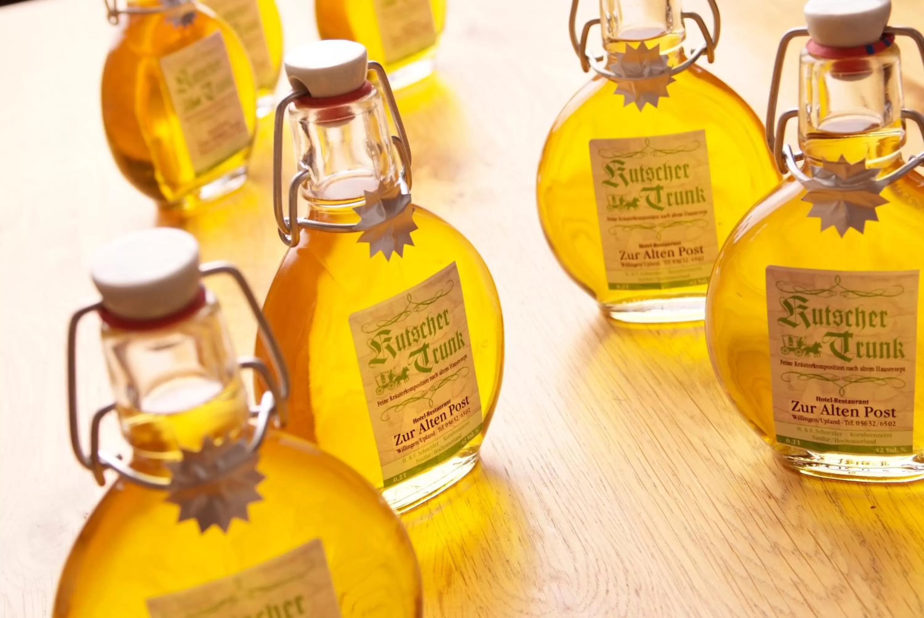 Alcoholic drinks in Hotel Garni "Zur Alten Post"