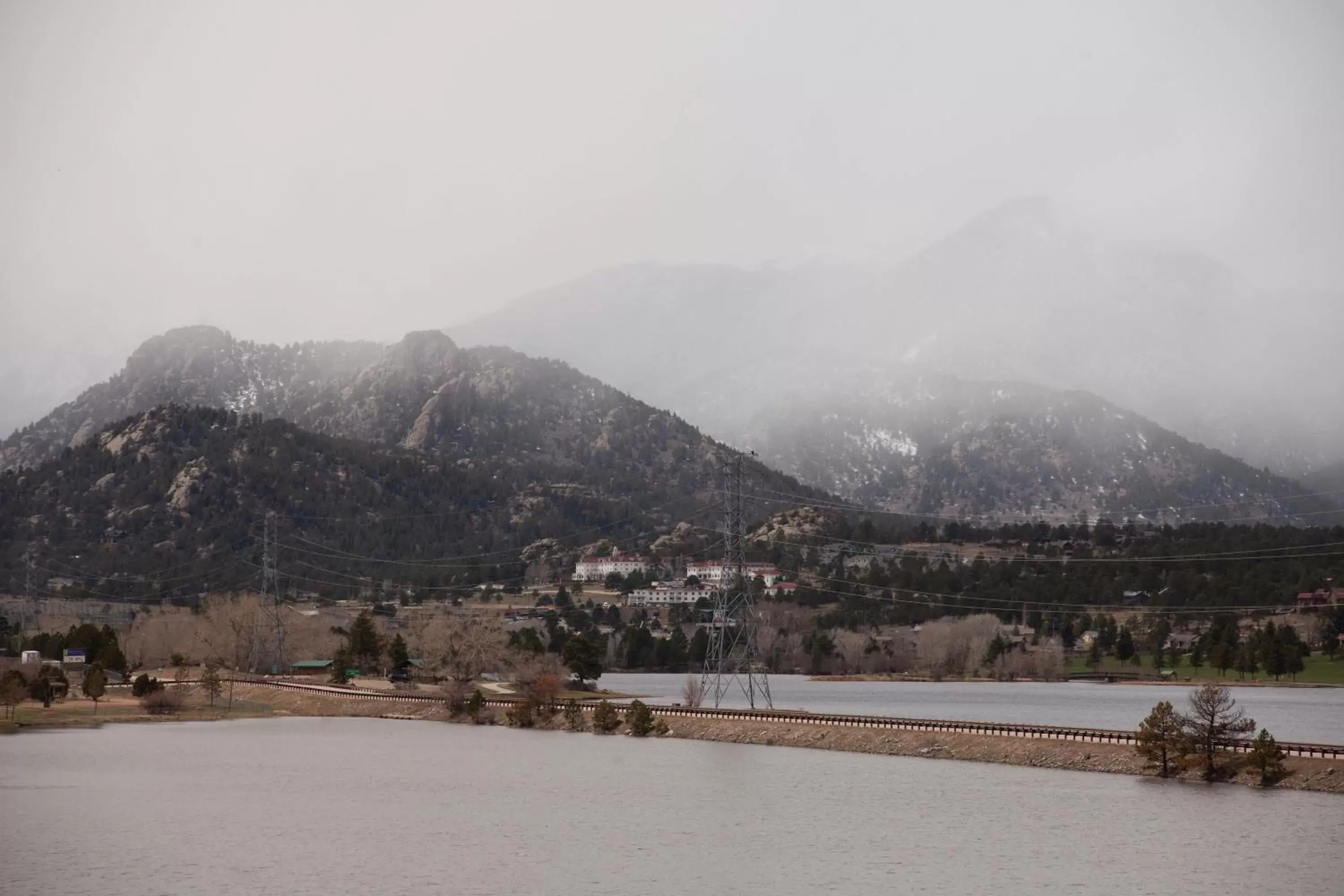 Winter in Estes Lake Lodge