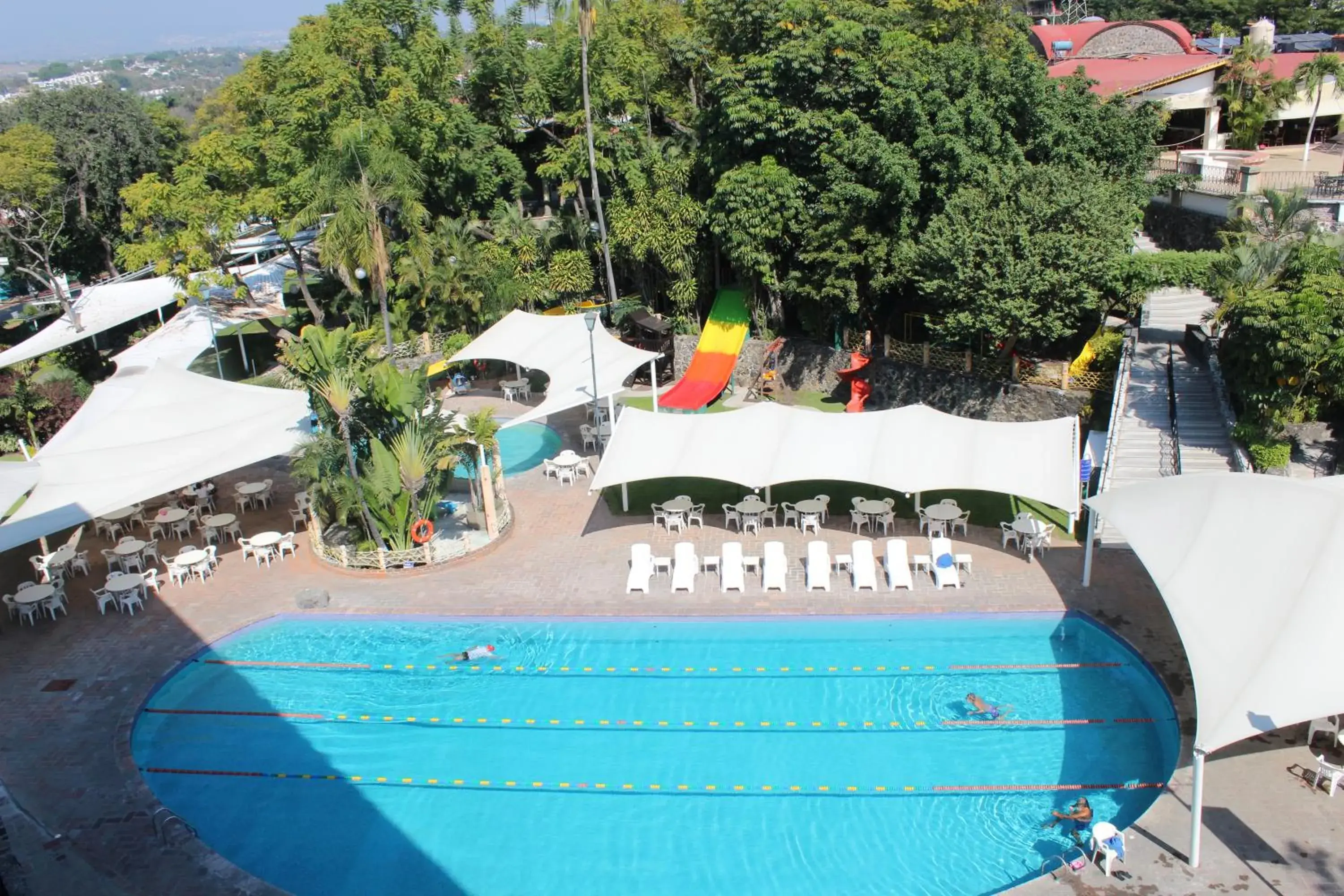 Decorative detail, Pool View in Hotel Coral Cuernavaca Resort & Spa