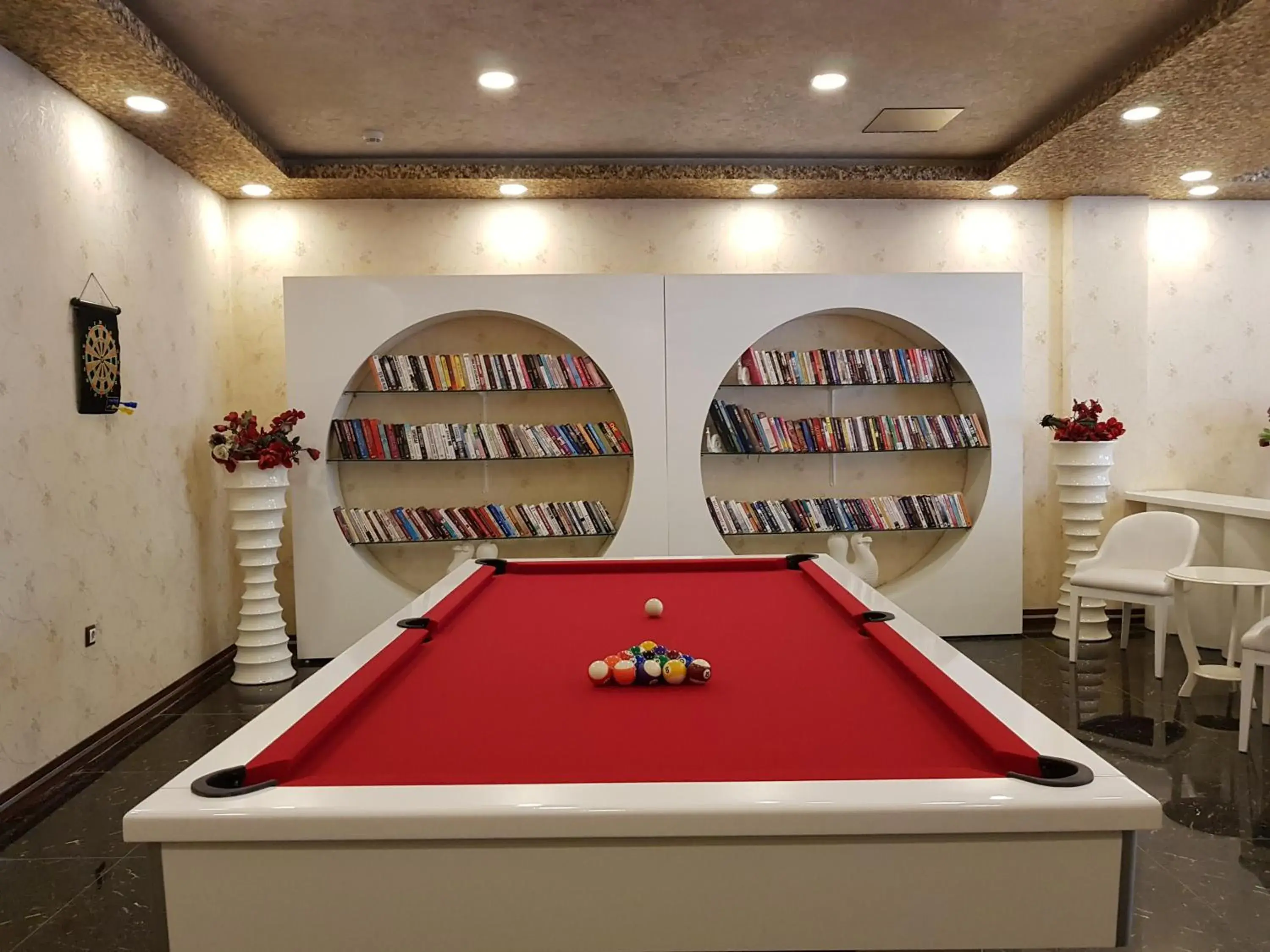 Game Room, Billiards in Ismira Hotel Ankara