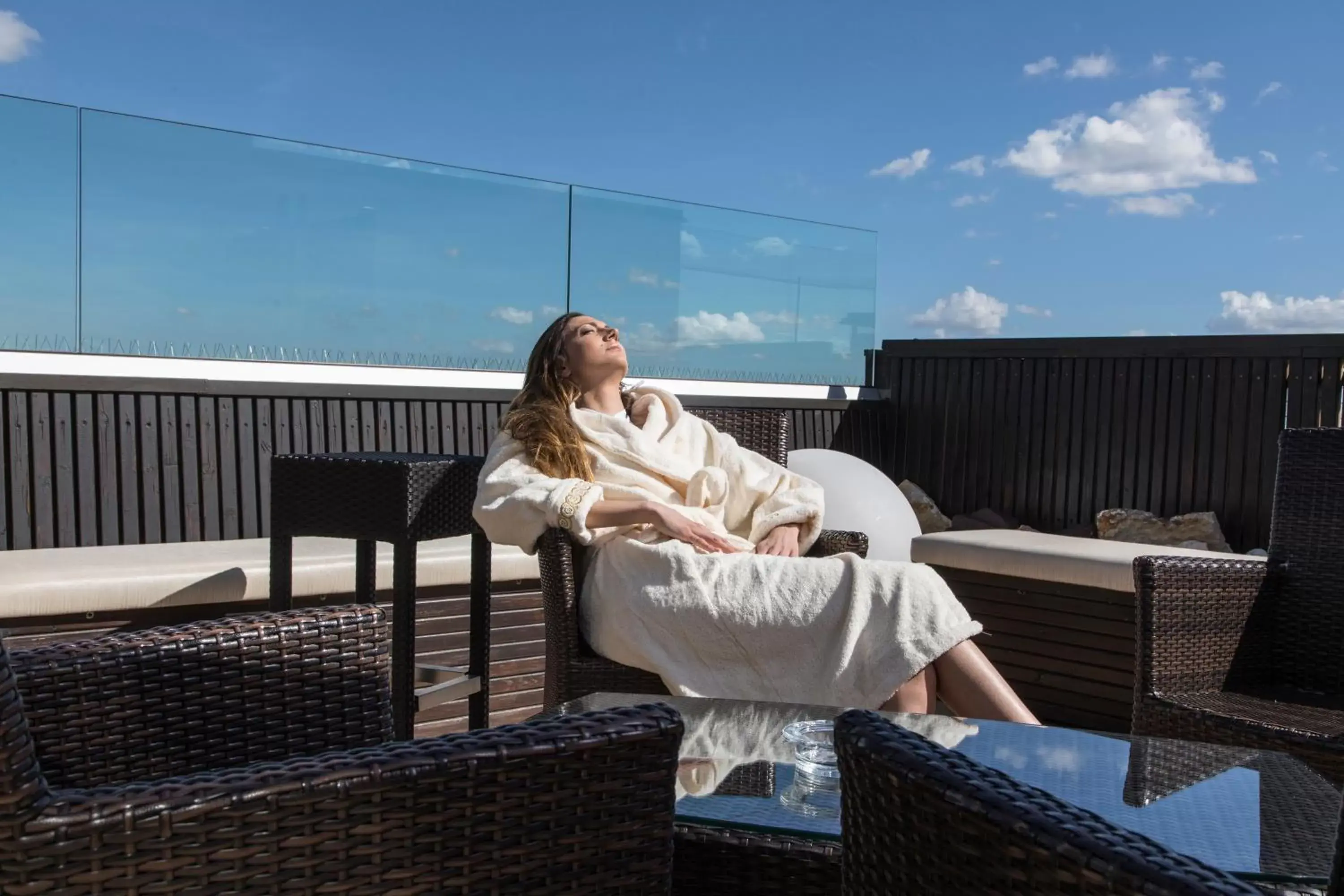 Balcony/Terrace in Hotel Donatello Imola