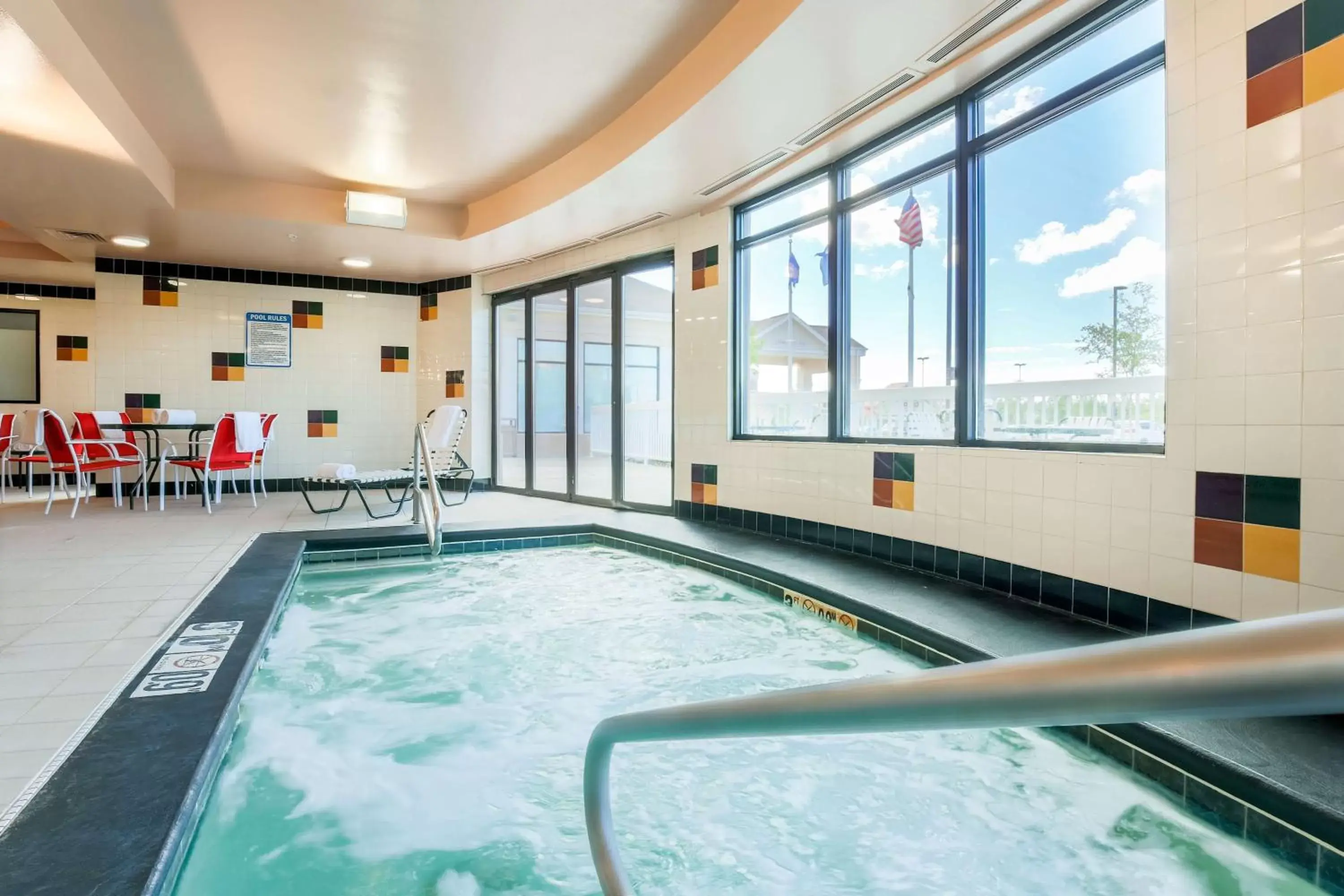 Pool view, Swimming Pool in Hilton Garden Inn Anchorage