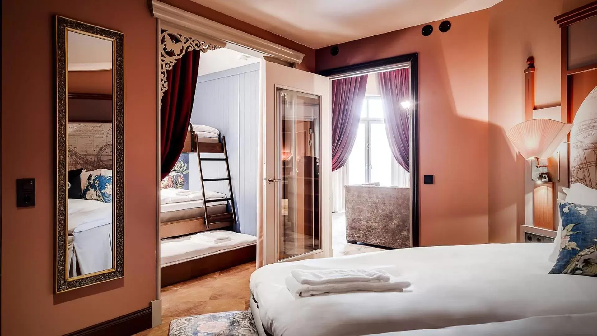 Bedroom, Bed in Liseberg Grand Curiosa Hotel Bedroom, Bed in Liseberg Grand Curiosa Hotel