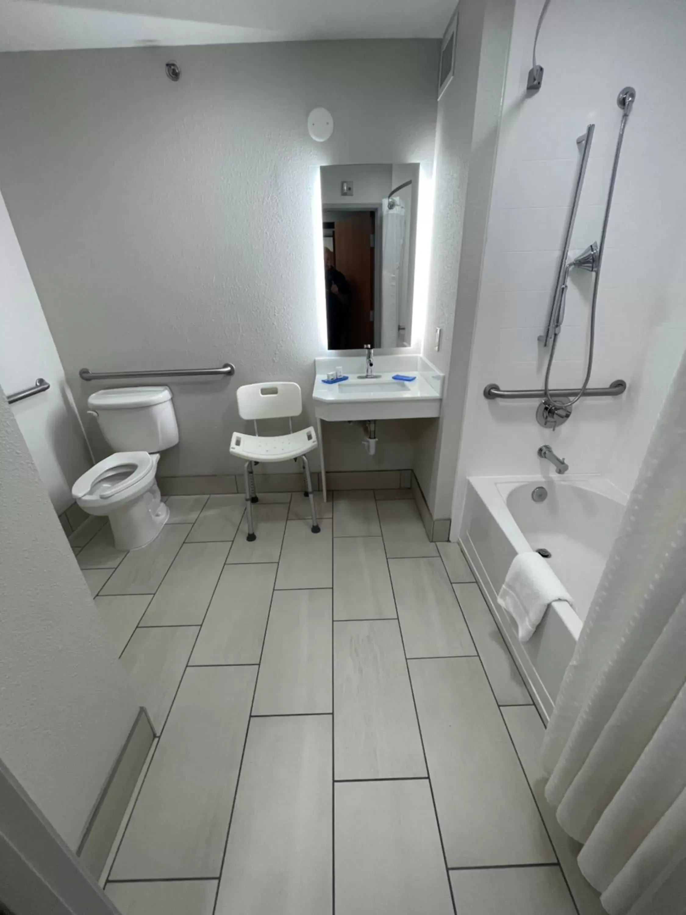 Bathroom in Holiday Inn Express Hotel & Suites Las Vegas, an IHG Hotel