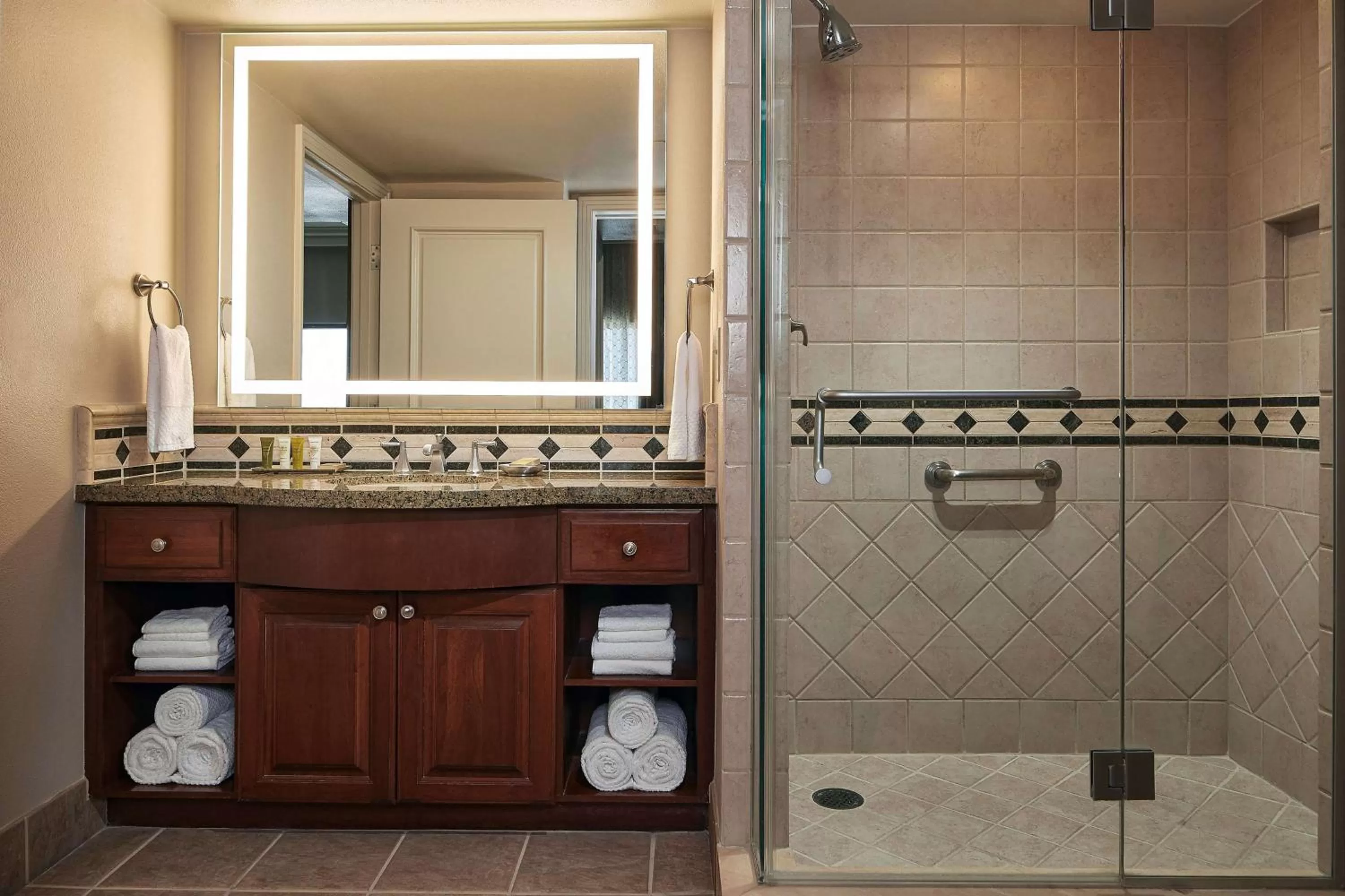 Bathroom in Hilton Grand Vacations Club on the Las Vegas Strip