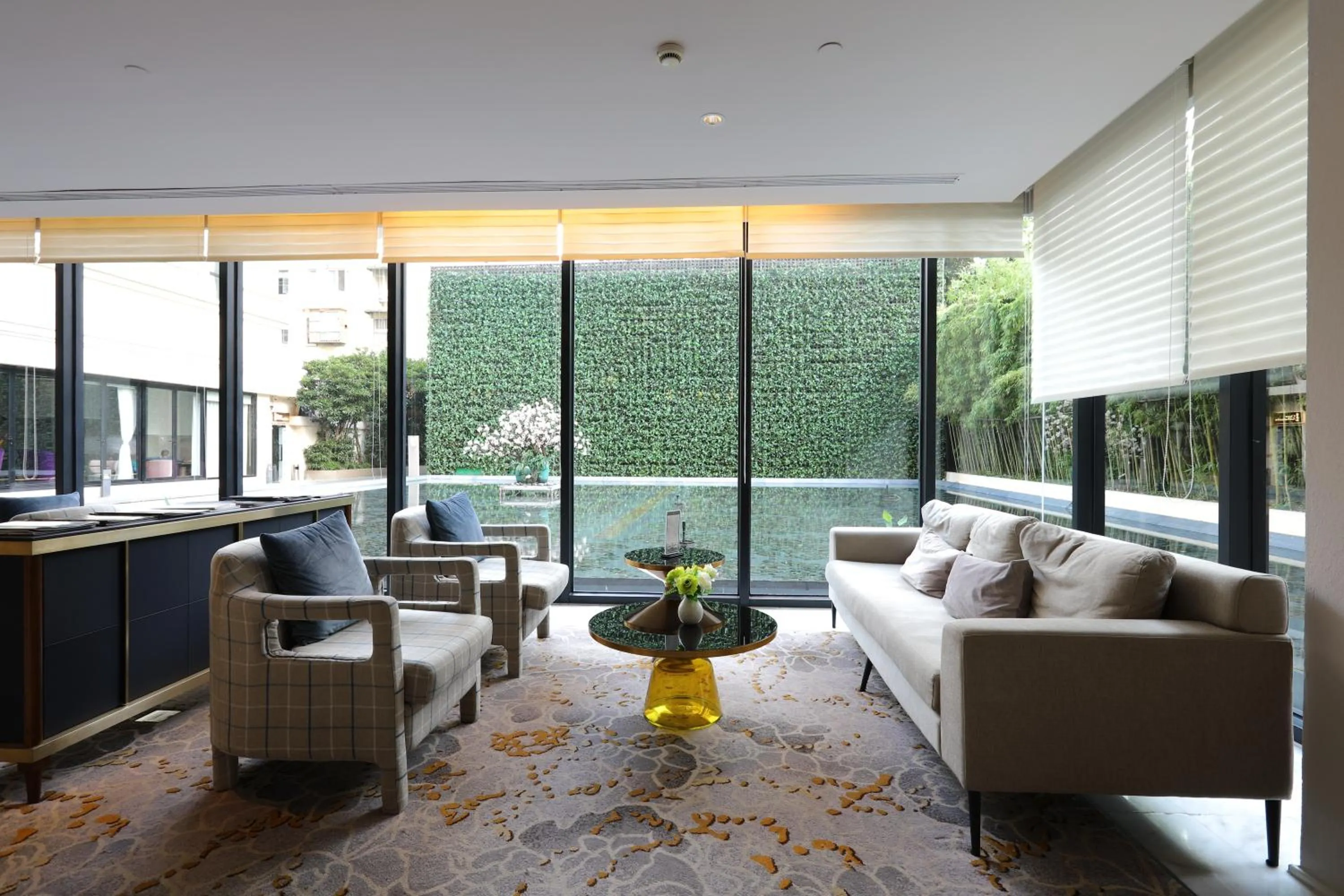 Decorative detail in Metropolo Dahua Hotel Shanghai