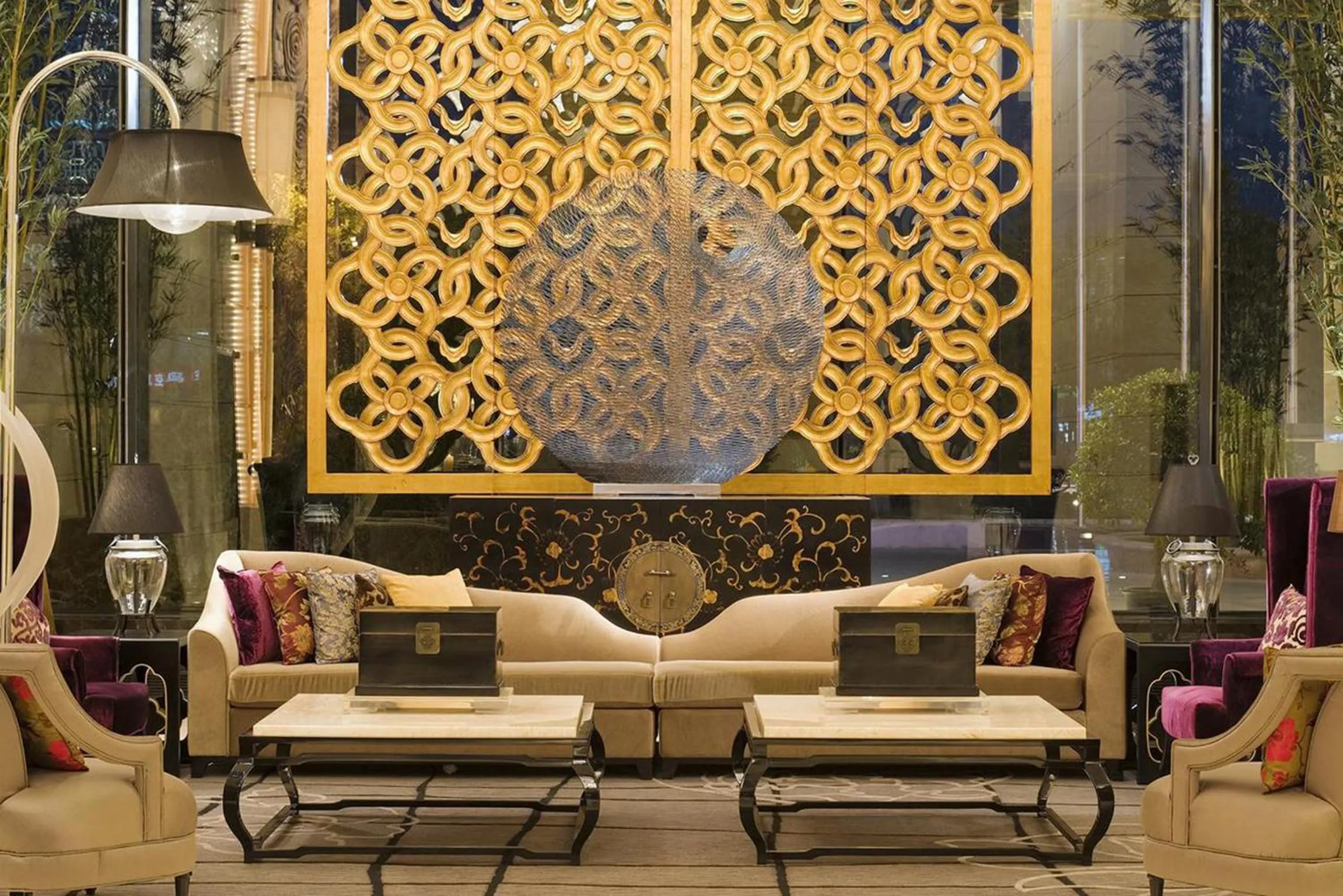 Lobby or reception in Wanda Vista Beijing