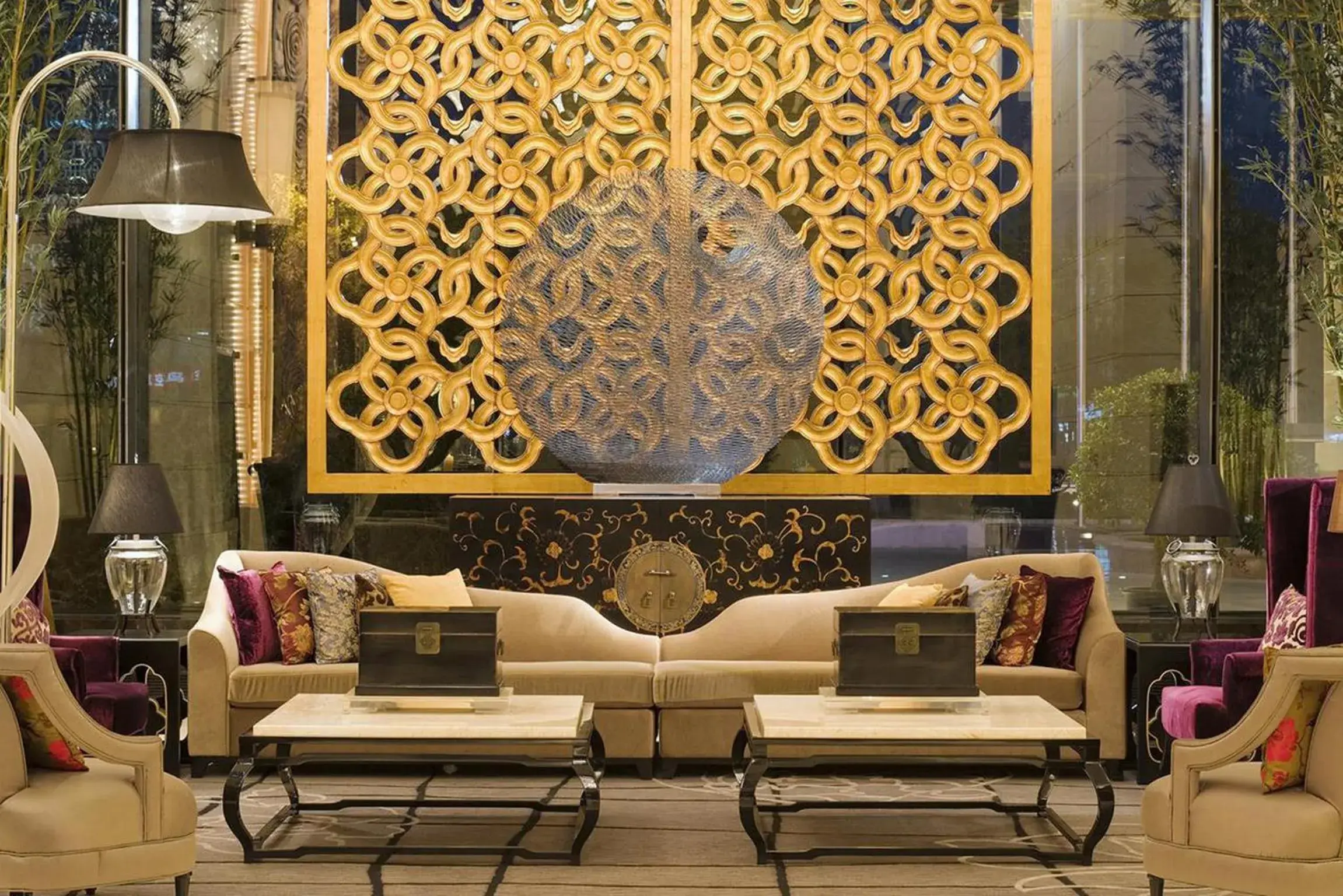 Lobby or reception in Wanda Vista Beijing Lobby or reception in Wanda Vista Beijing