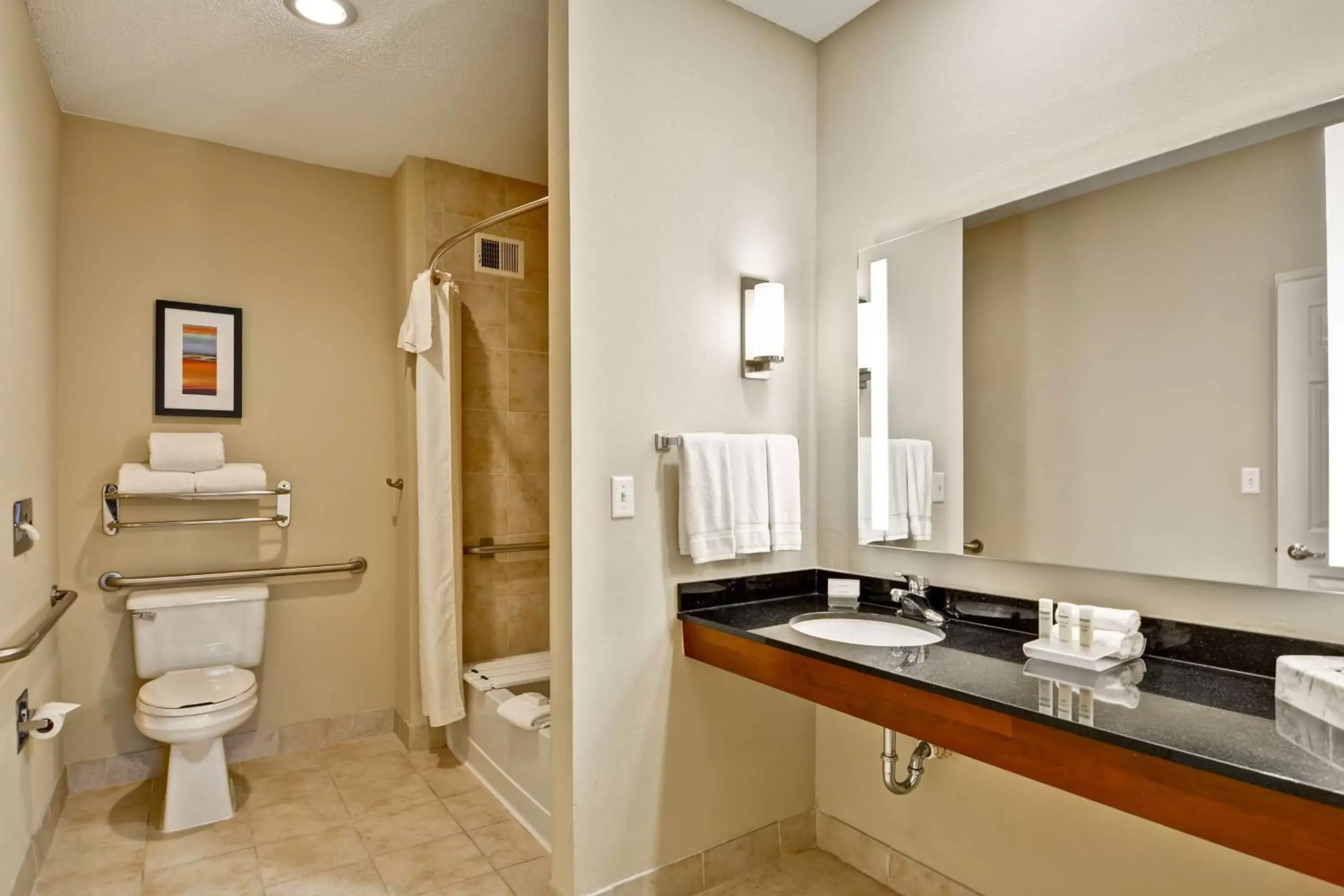 Bathroom in Homewood Suites by Hilton Kansas City/Overland Park