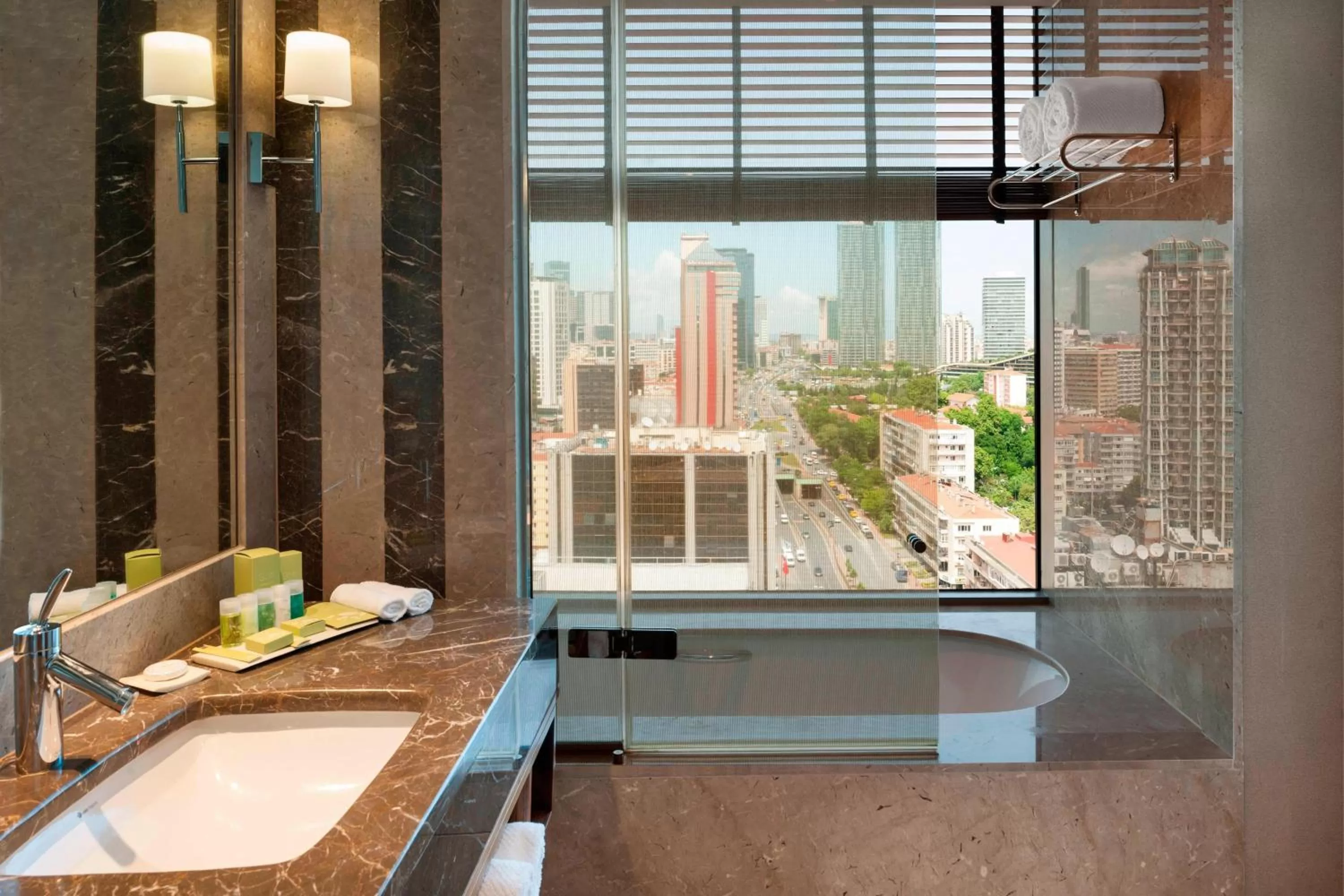 Bathroom in Renaissance Istanbul Polat Bosphorus Hotel