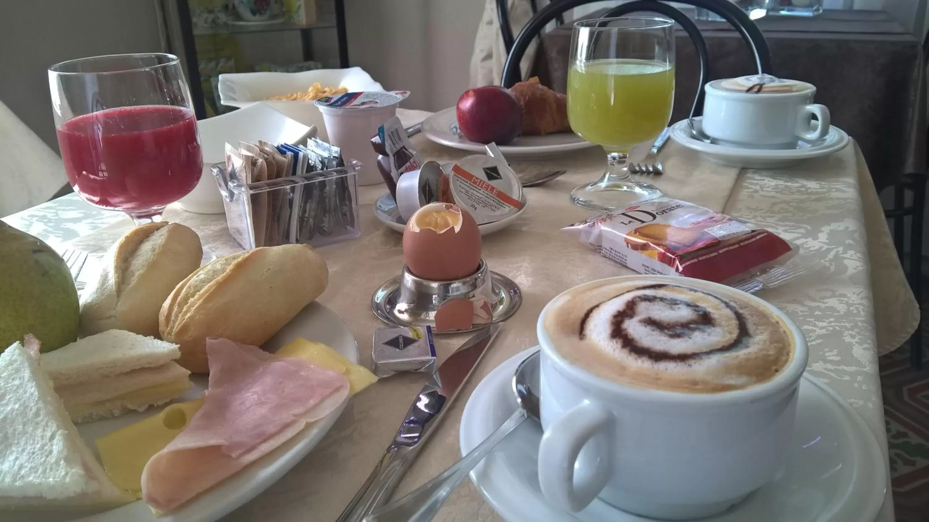 Food and drinks, Breakfast in B&B La Mimosa