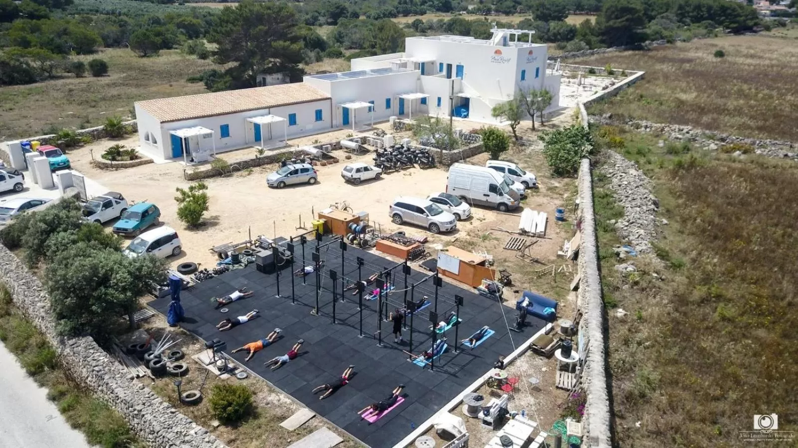 Bird's eye view, Bird's-eye View in Plaia Resort