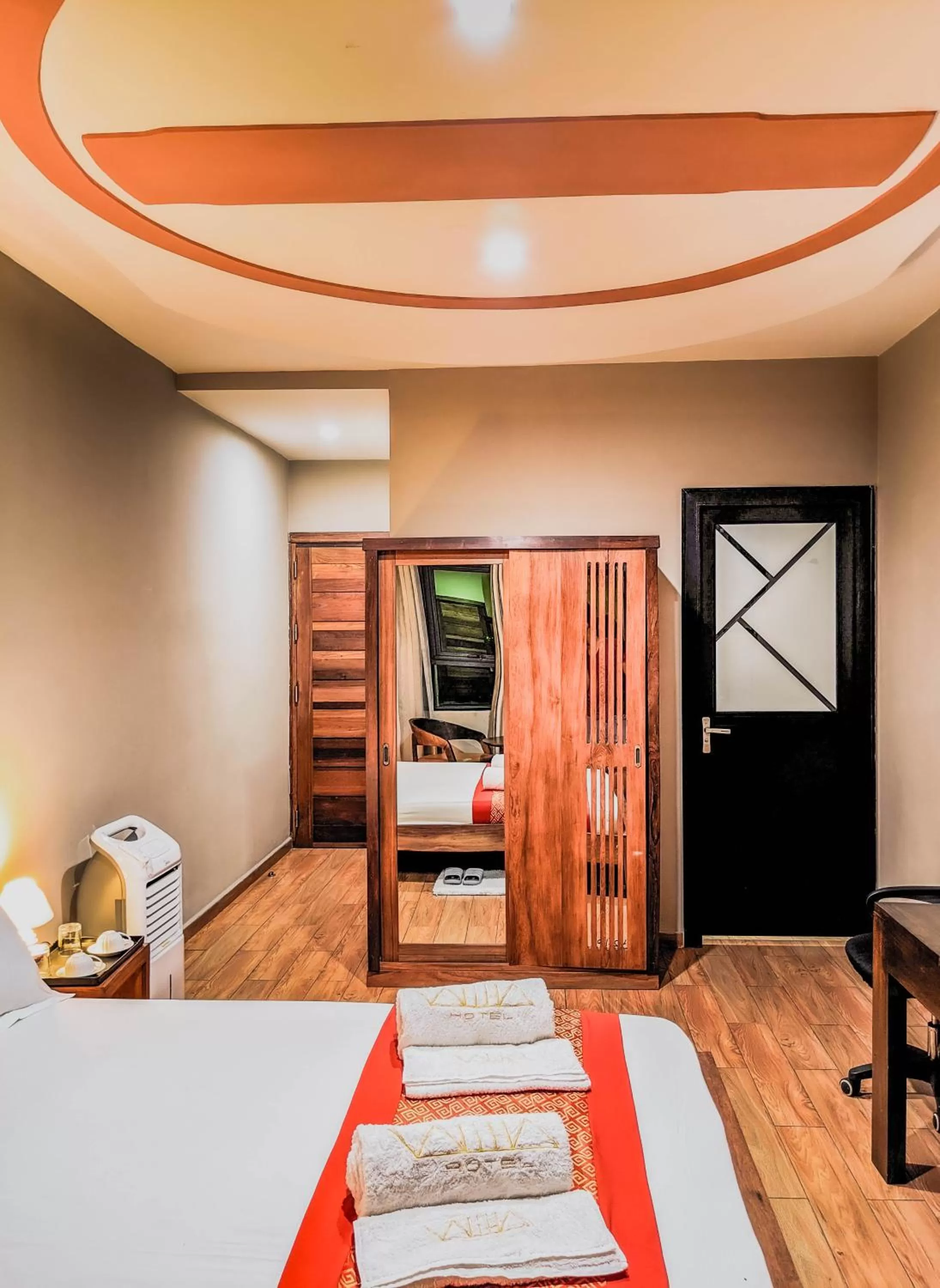 Bed in Valiha Hotel Antananarivo