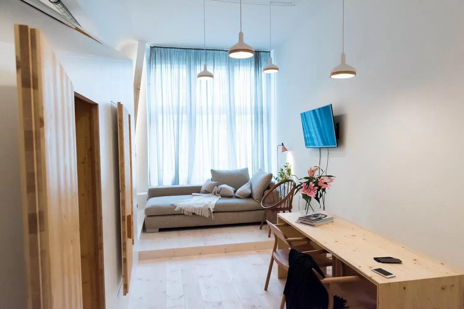 Living room, Seating Area in Michelberger Hotel