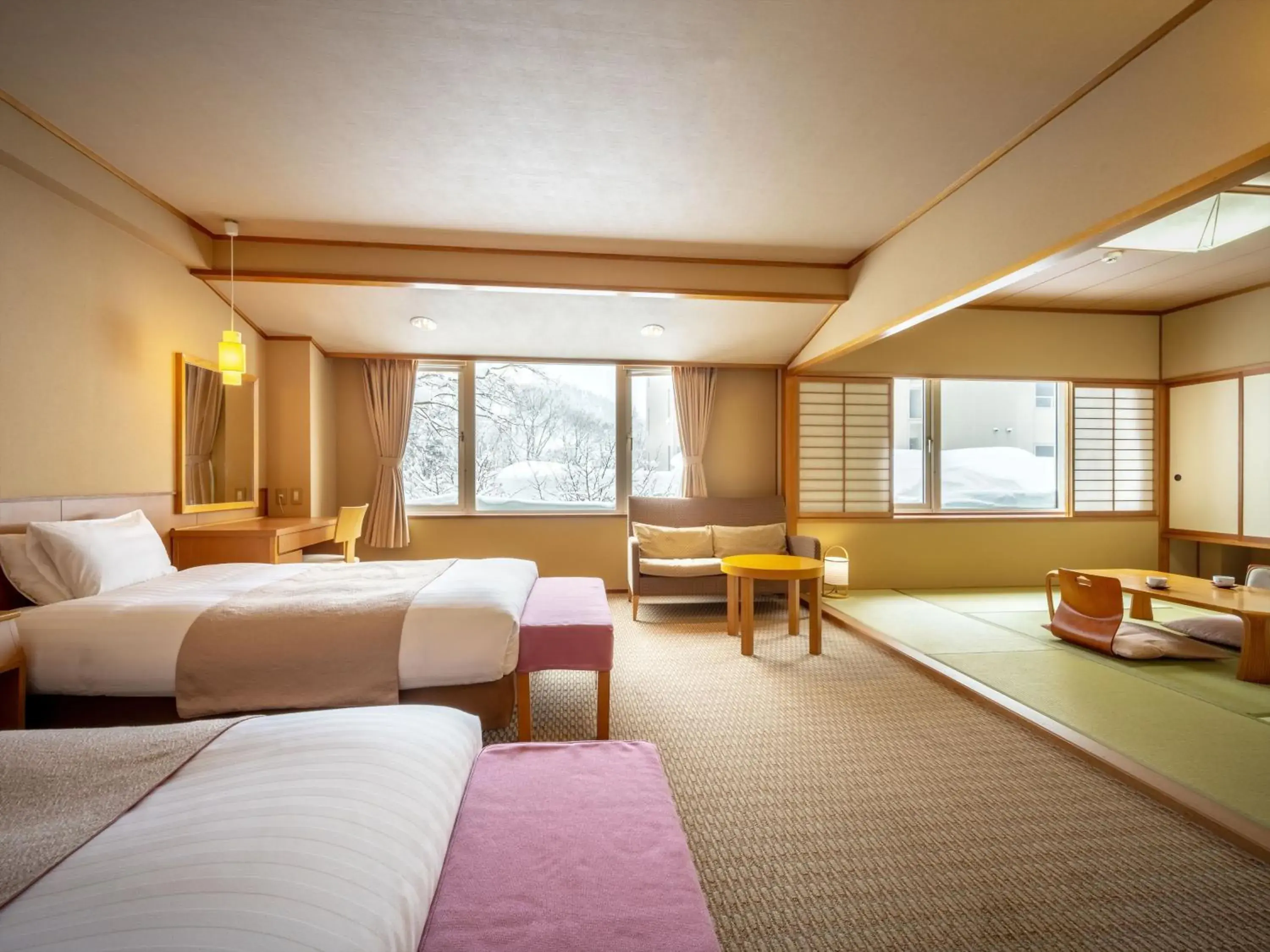 Photo of the whole room in Zao Kokusai Hotel