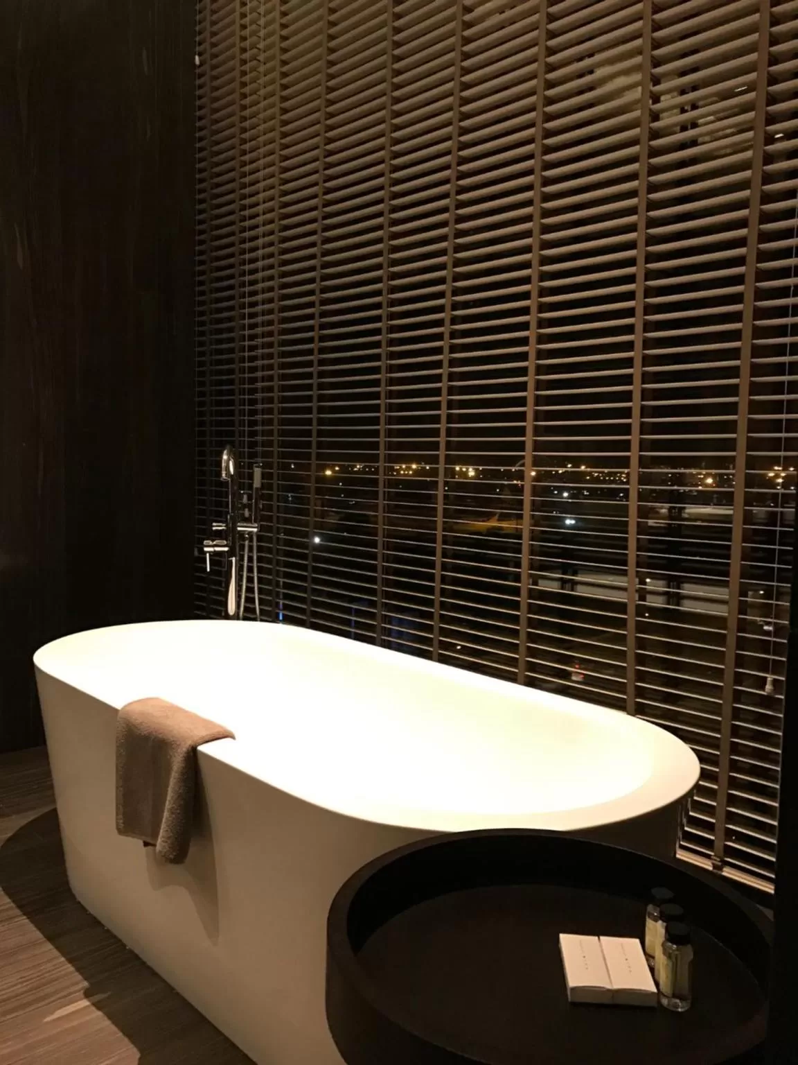 Bathroom in Roseate House New Delhi