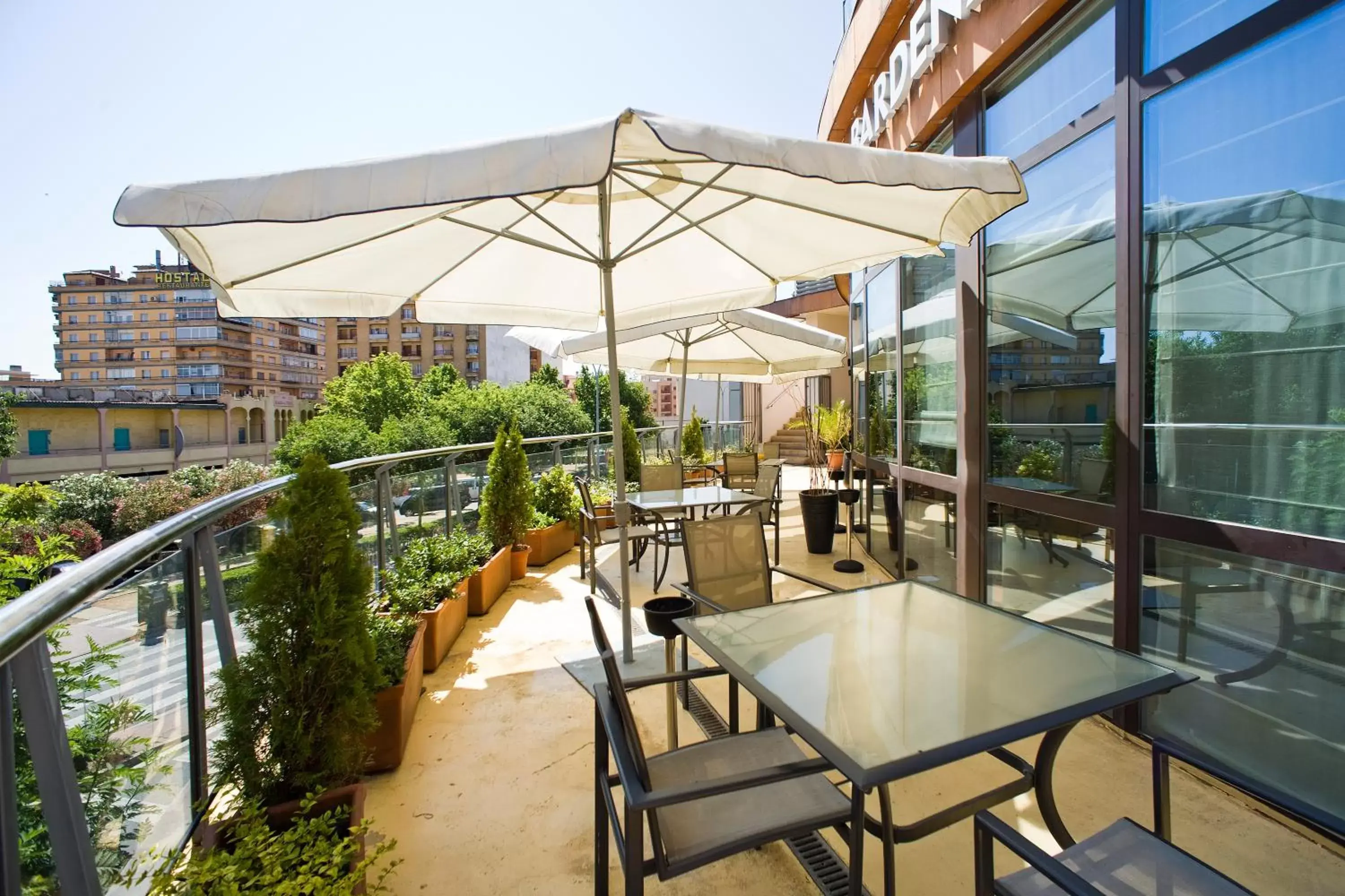 Balcony/Terrace in Hotel Sercotel Tudela Bardenas