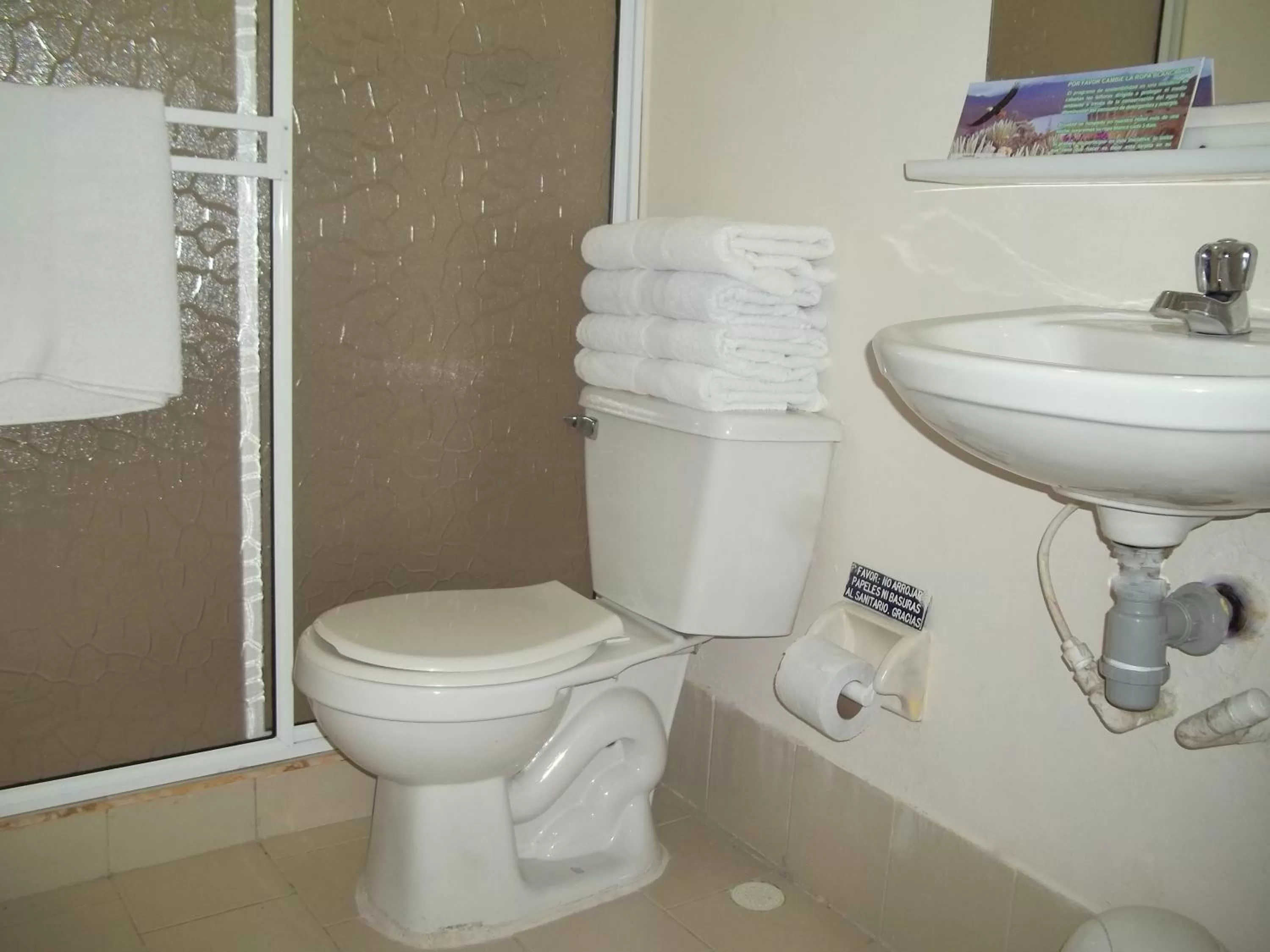 Bathroom in Cabañas Las Bifloras