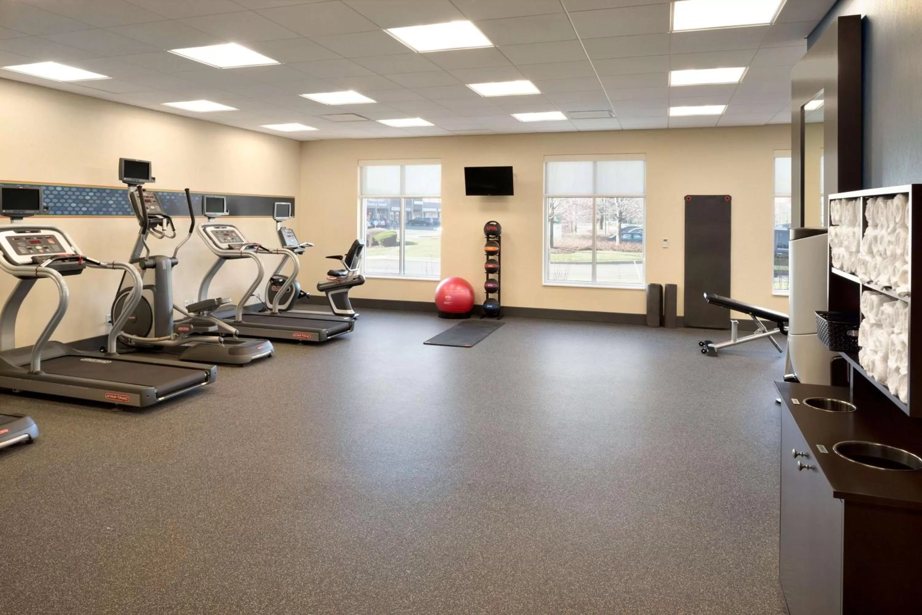 Fitness centre/facilities in Hampton Inn & Suites Rosemont Chicago O'Hare