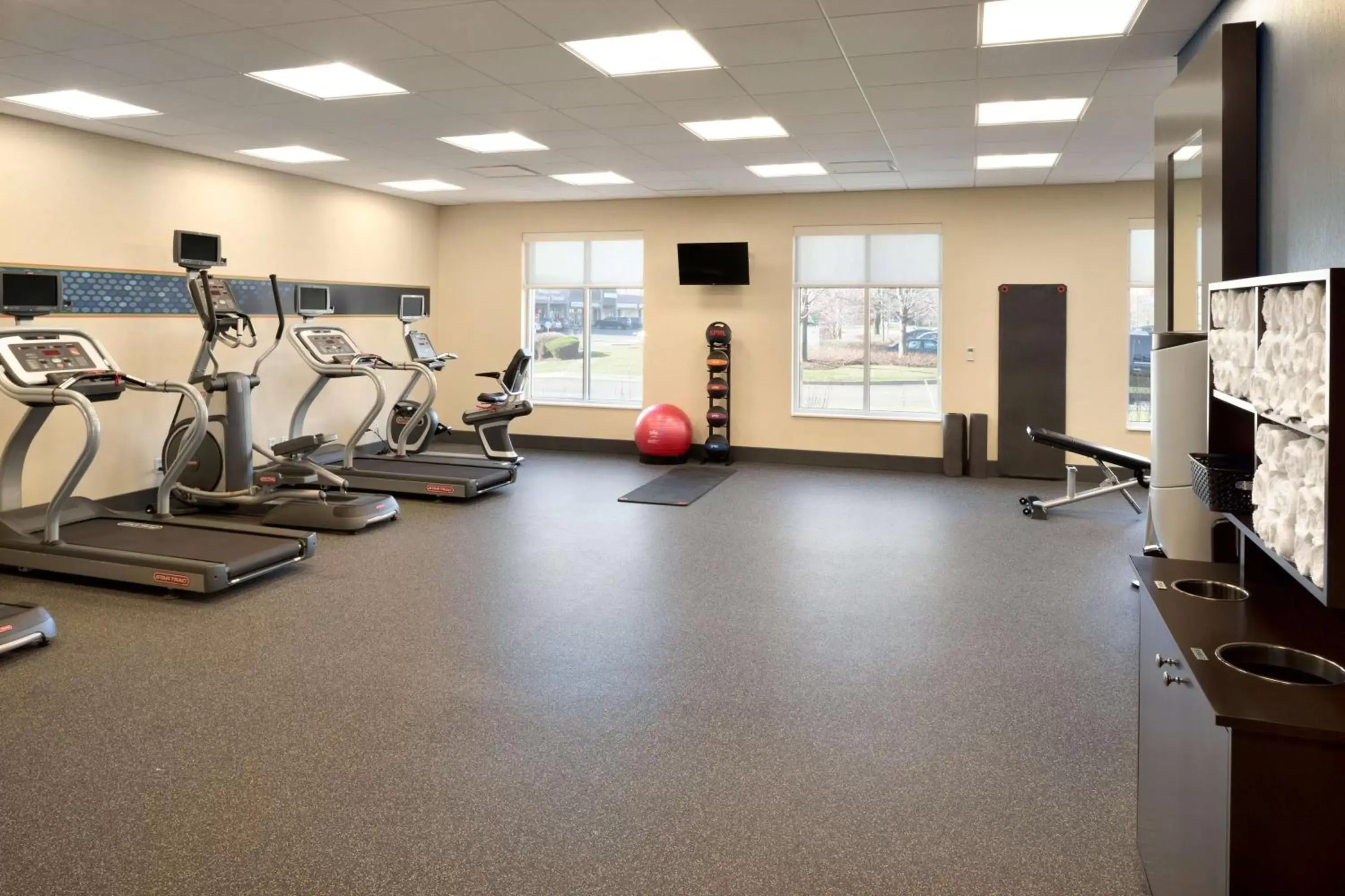 Fitness centre/facilities in Hampton Inn & Suites Rosemont Chicago O'Hare Fitness centre/facilities in Hampton Inn & Suites Rosemont Chicago O'Hare