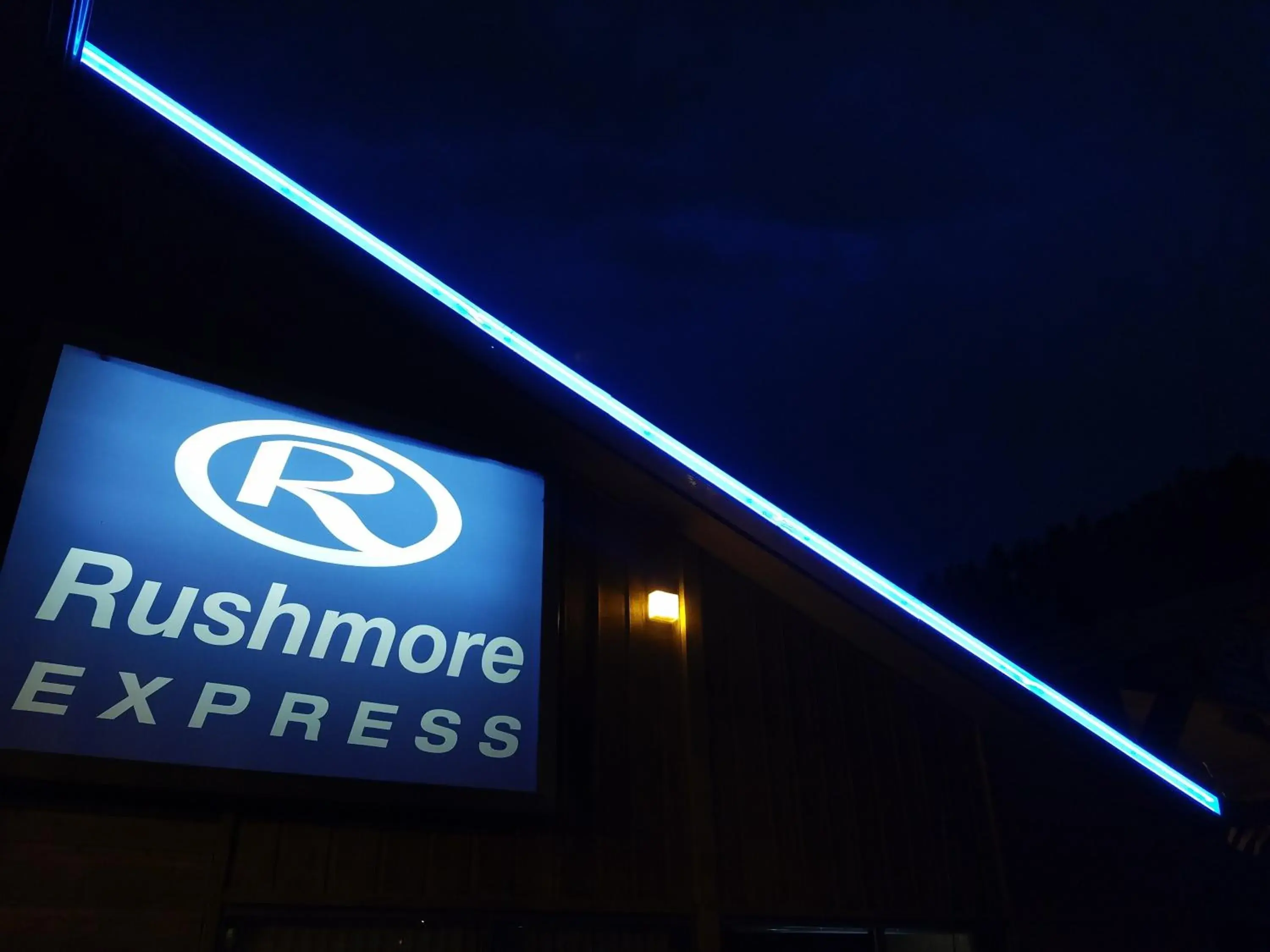 Night, Property Building in Rushmore Express & Suites