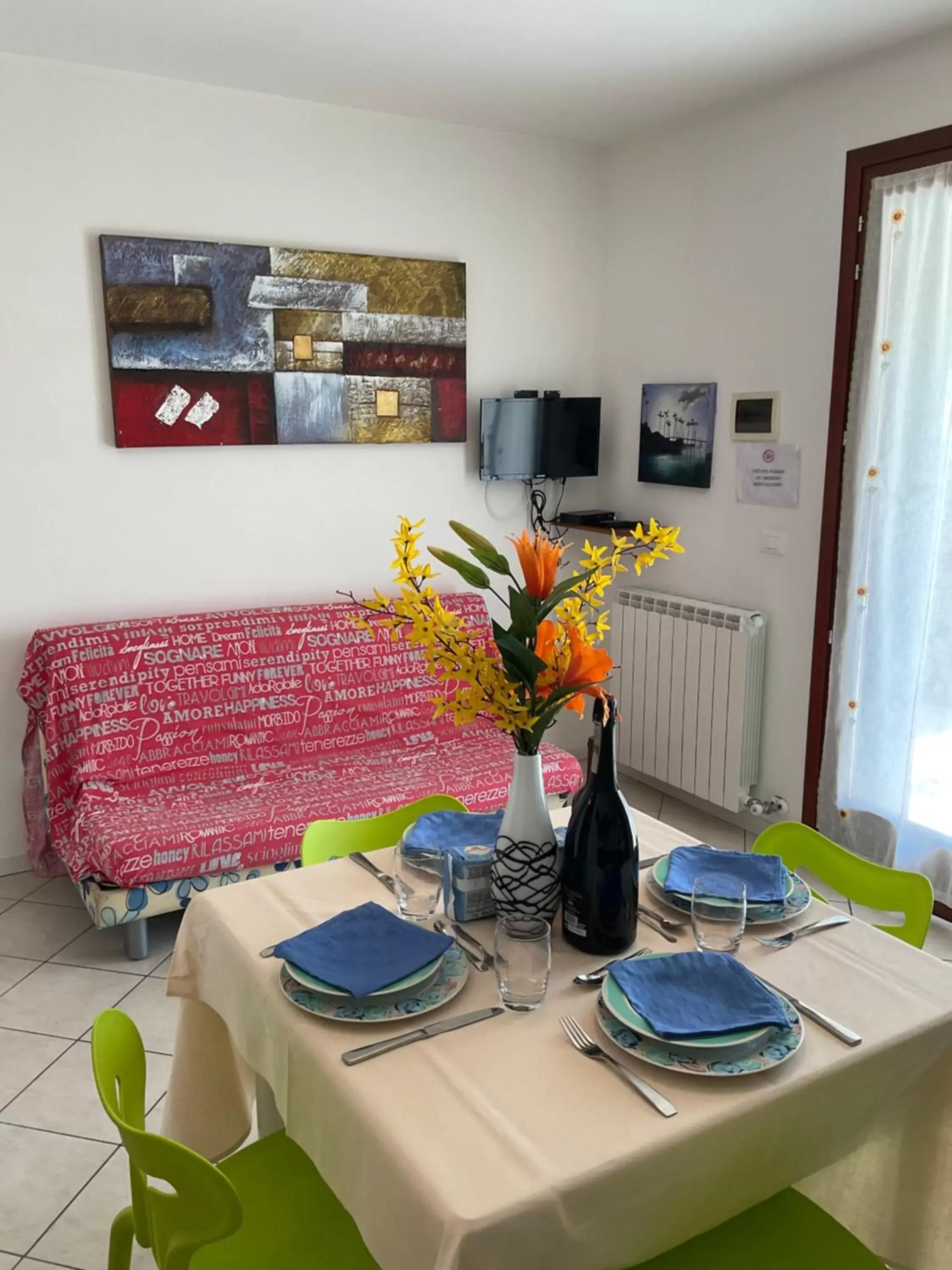 Dining Area in Villaggio dei Fiori Apart- Hotel 3 Stars - Family Resort