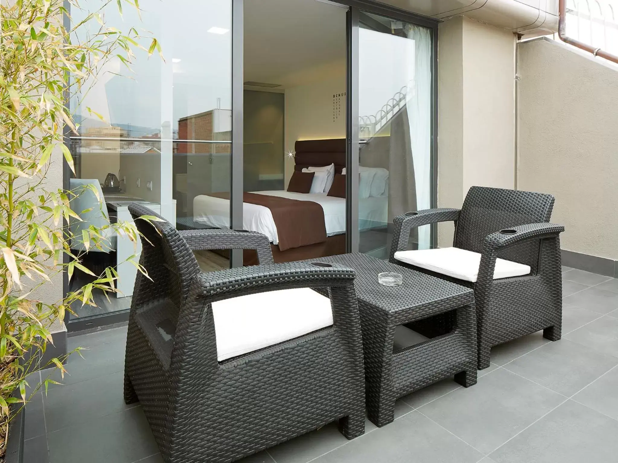 Balcony/Terrace, Seating Area in Bcn Urbaness Hotels Gran Rosellon