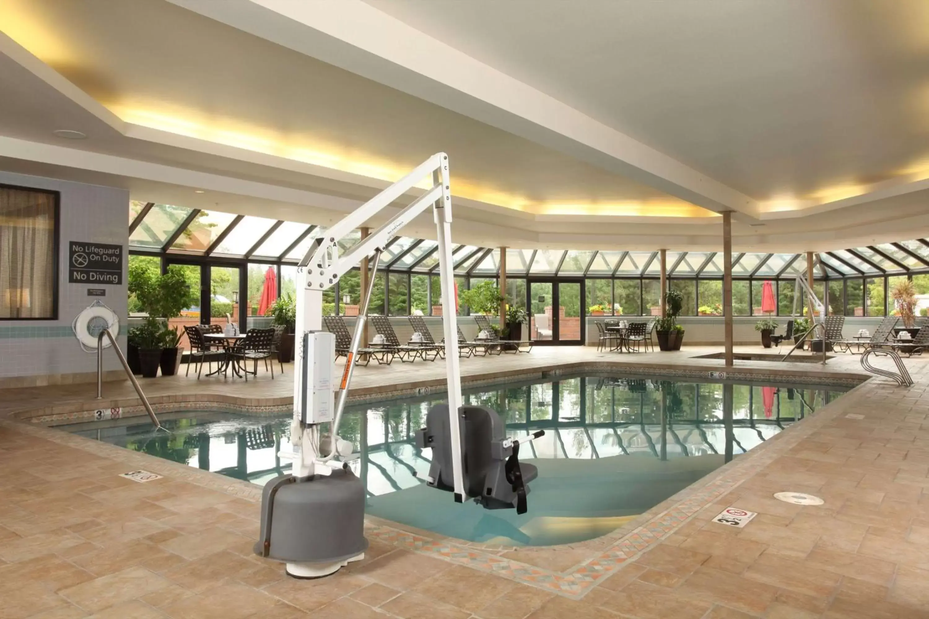 Pool view, Swimming Pool in Hampton Inn By Hilton Spokane