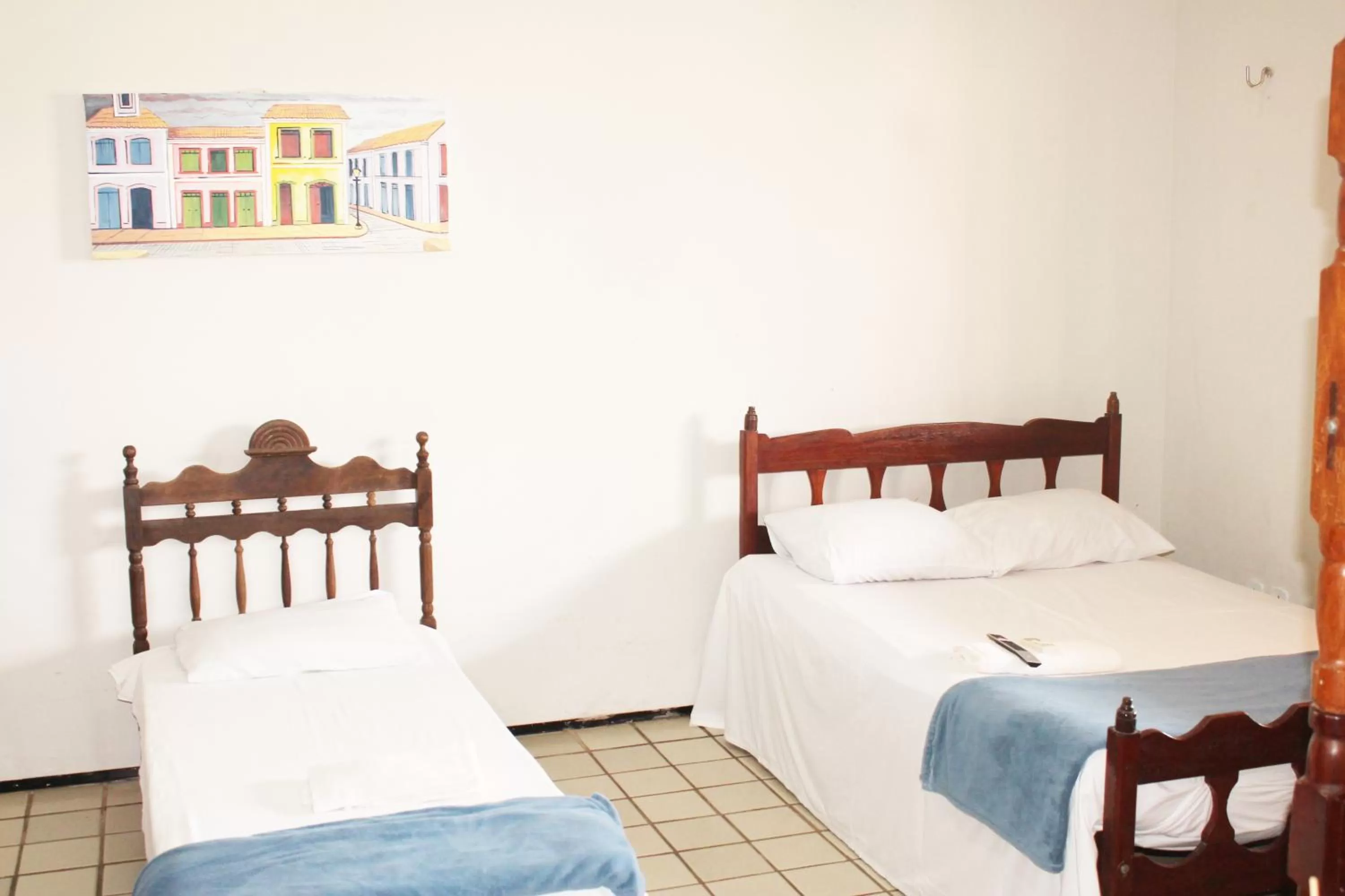 Bed in Hotel Pousada Calhau