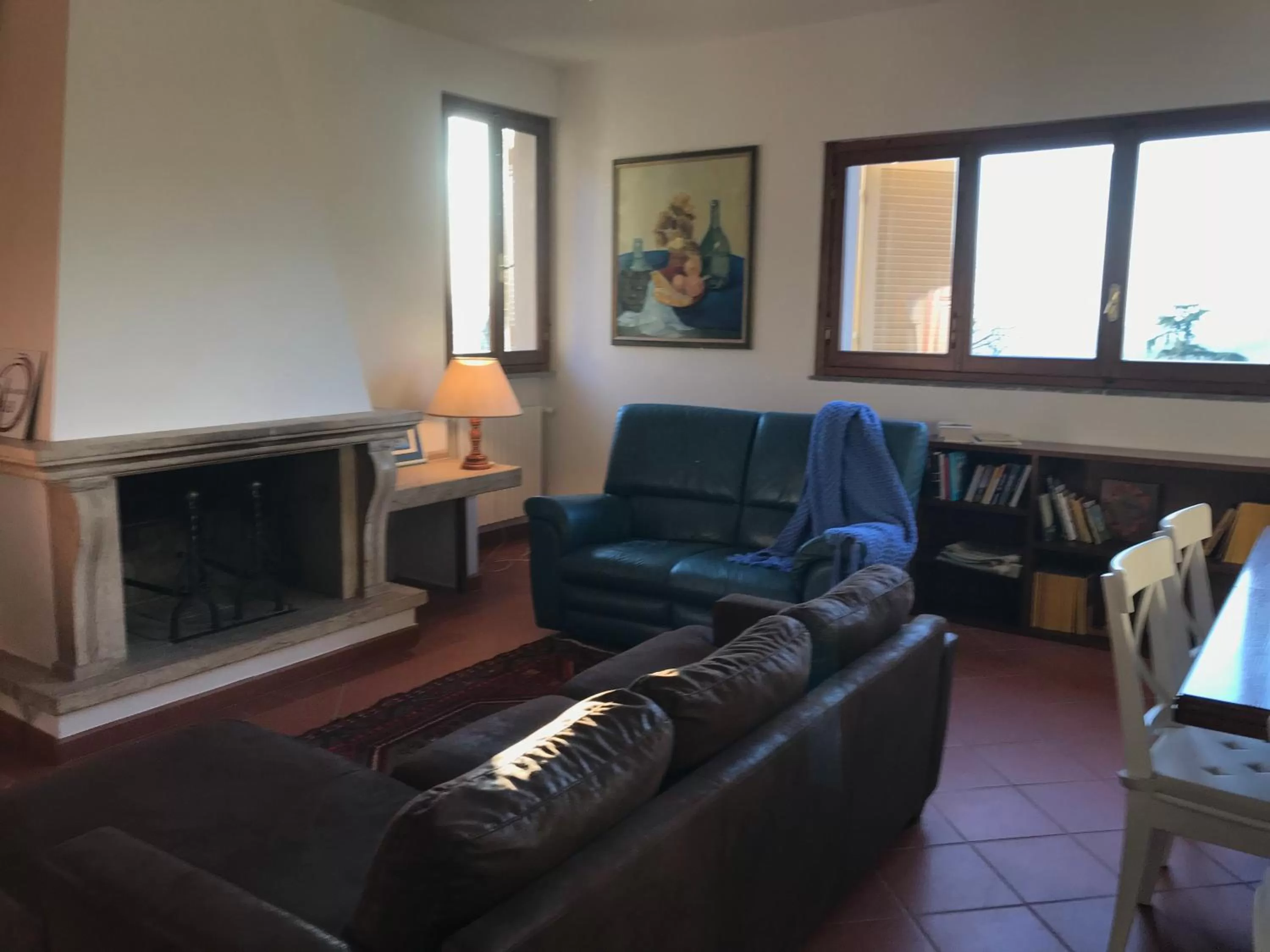 Communal lounge/ TV room in La Ghirlanda B&B