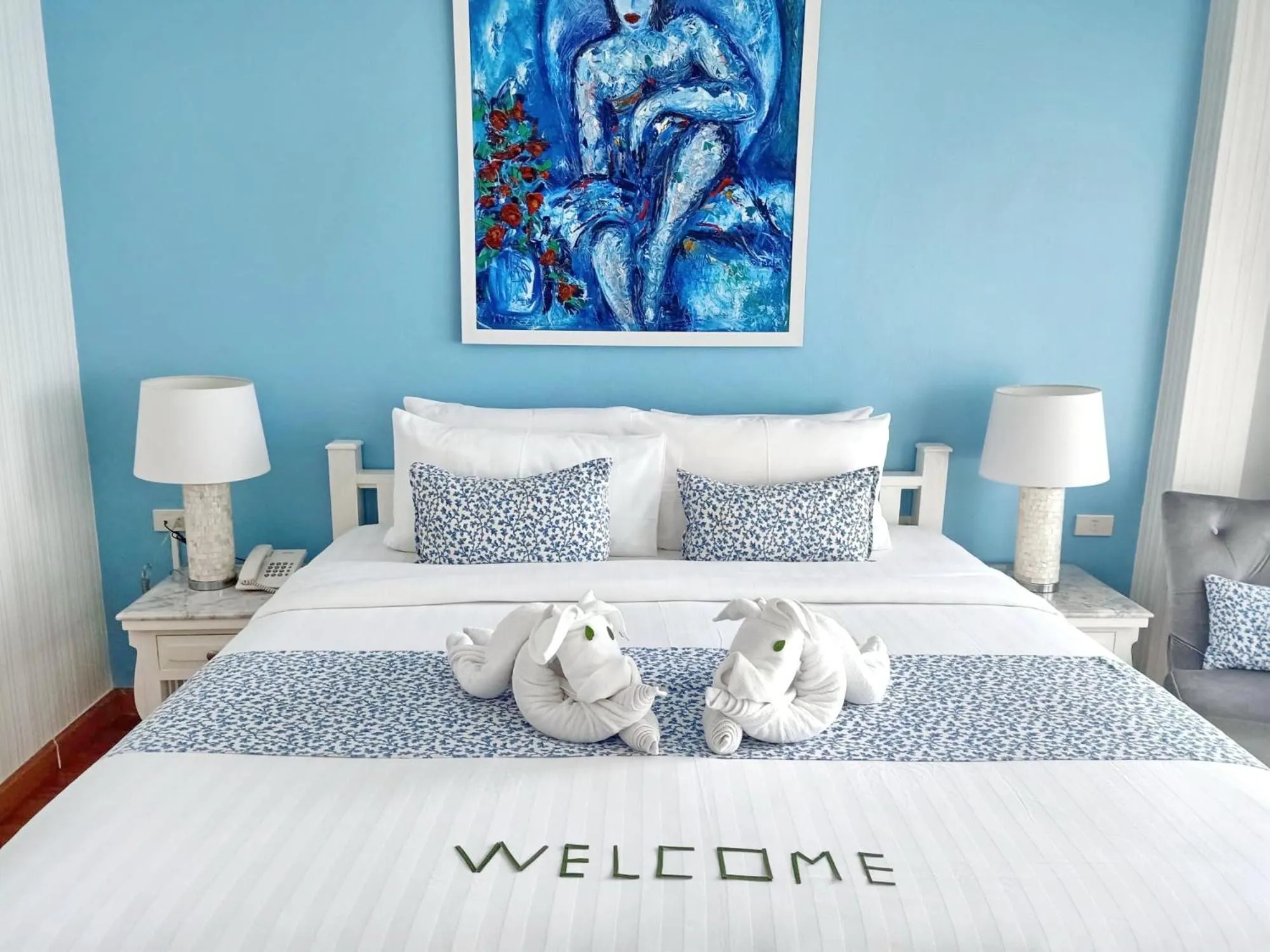 Bed in Casa Blanca Boutique Hotel - SHA Plus