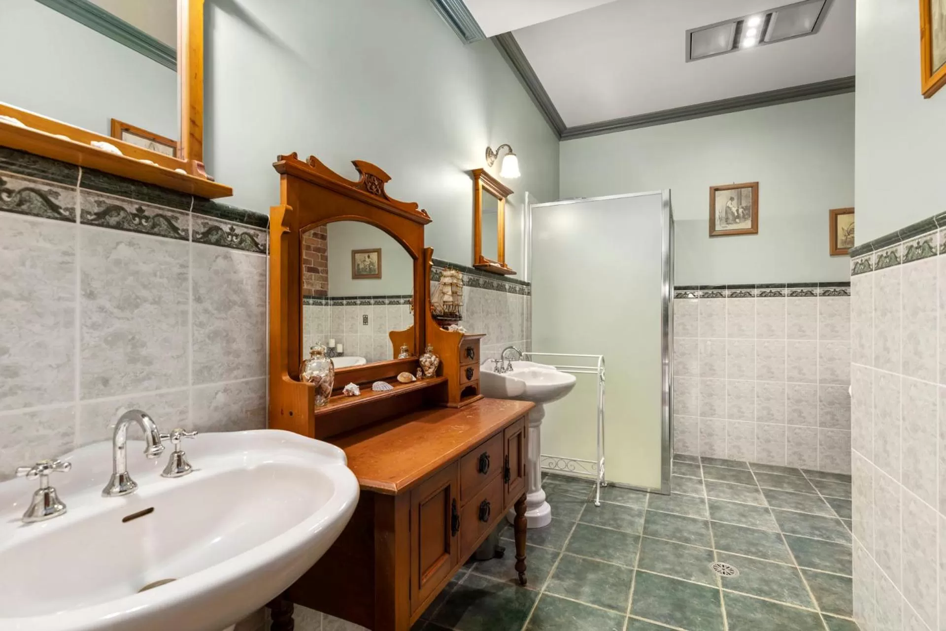 Bathroom in The Castle at Bonville