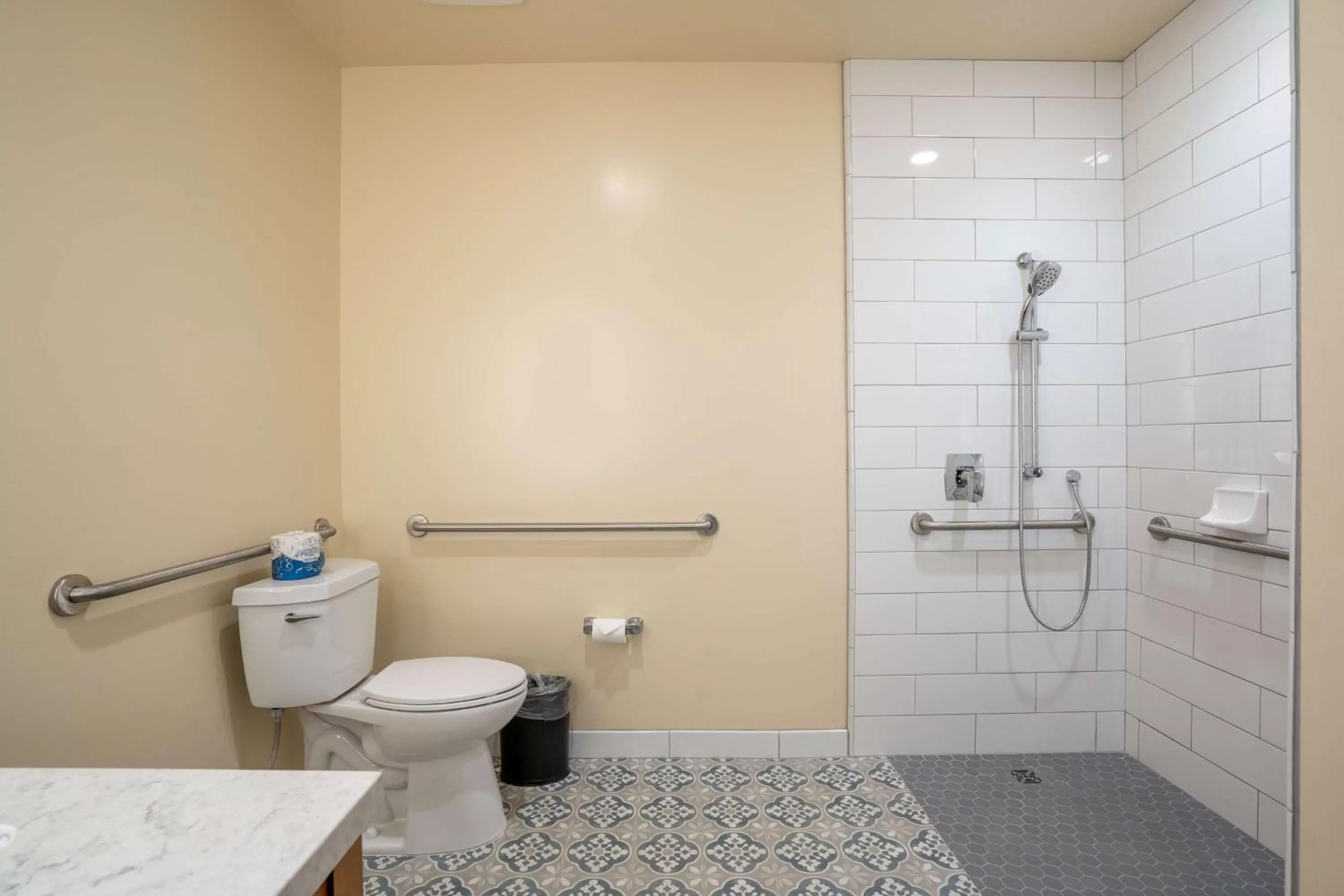 Queen Room with Roll-in Shower - Mobility Accessible in The Agrarian Hotel; Best Western Signature Collection