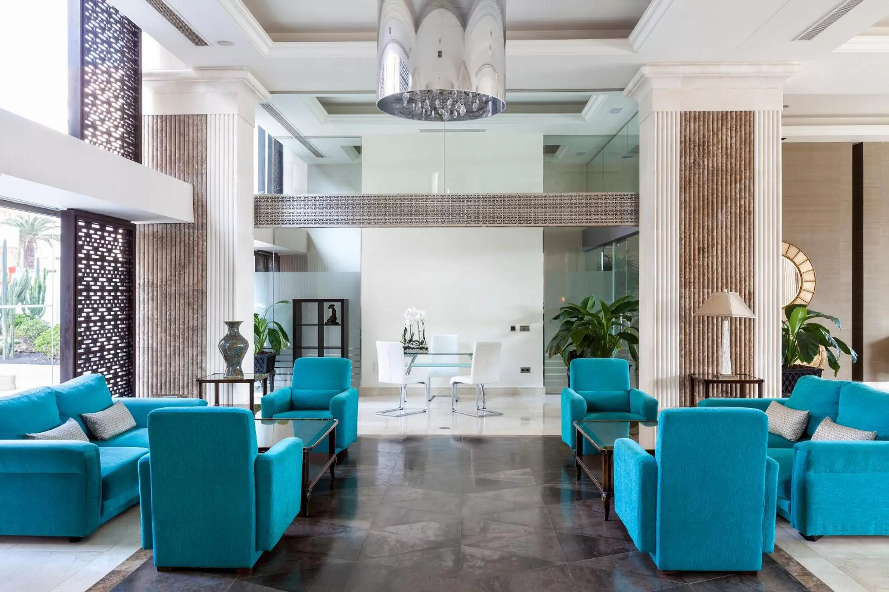 Lobby or reception, Lounge/Bar in Sol Costa Atlantis Tenerife