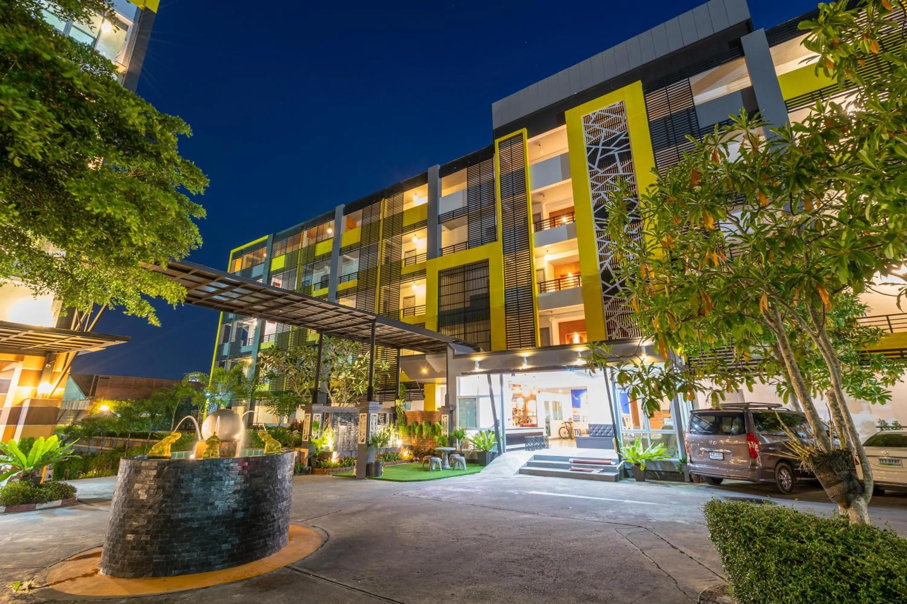 Property building in SB Living Place Hotel Phuket Town