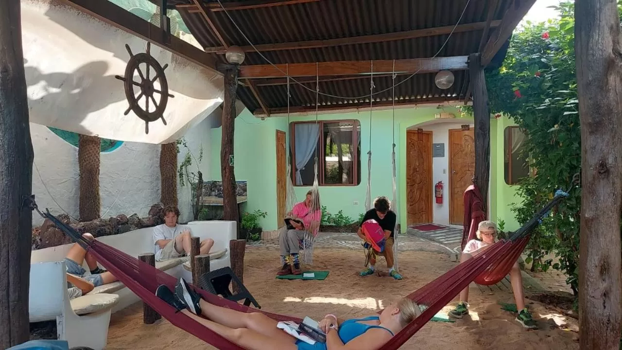 group of guests in Hostal Casa Edén