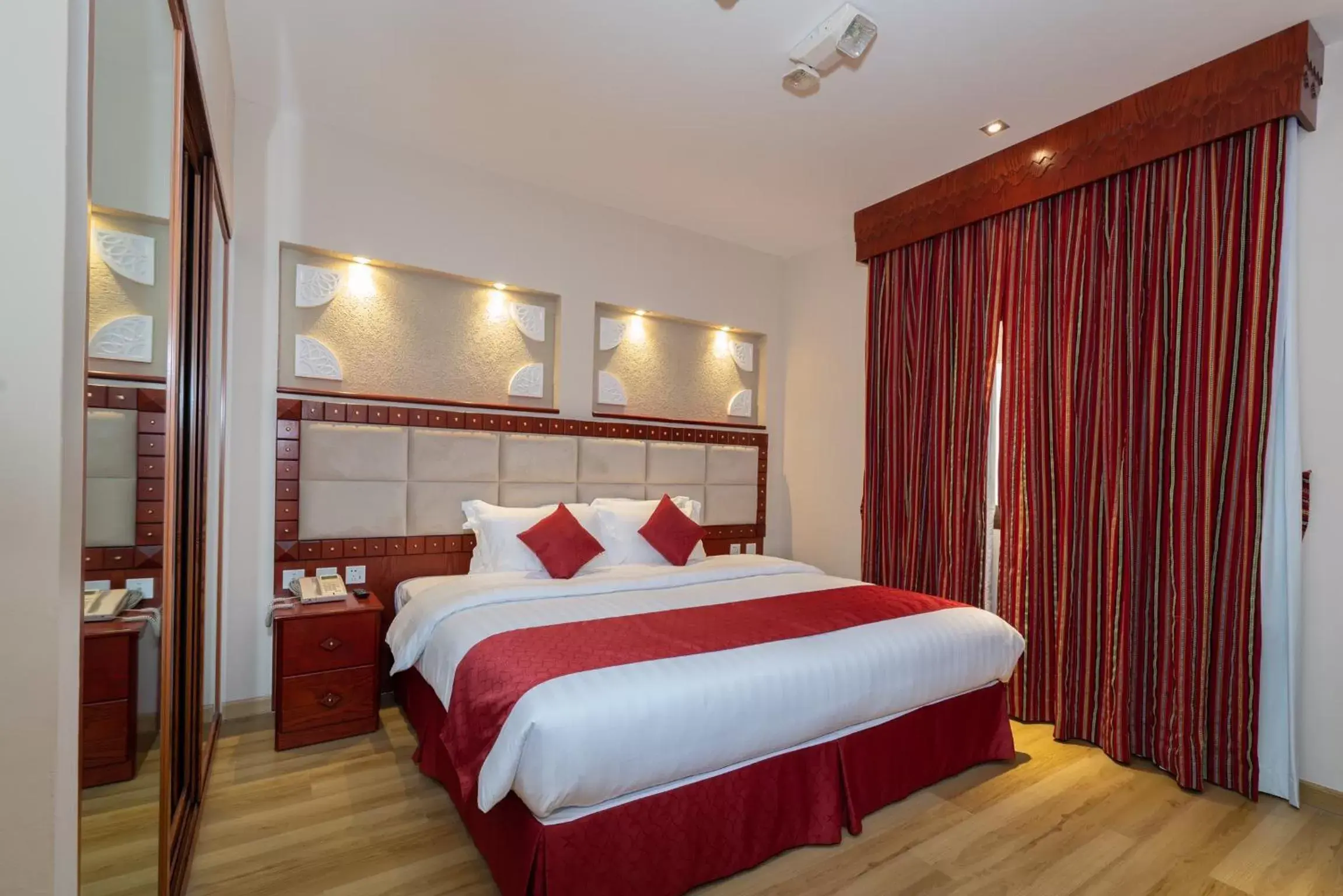 Bed in Al Liwan Suites Rawdat Al Khail