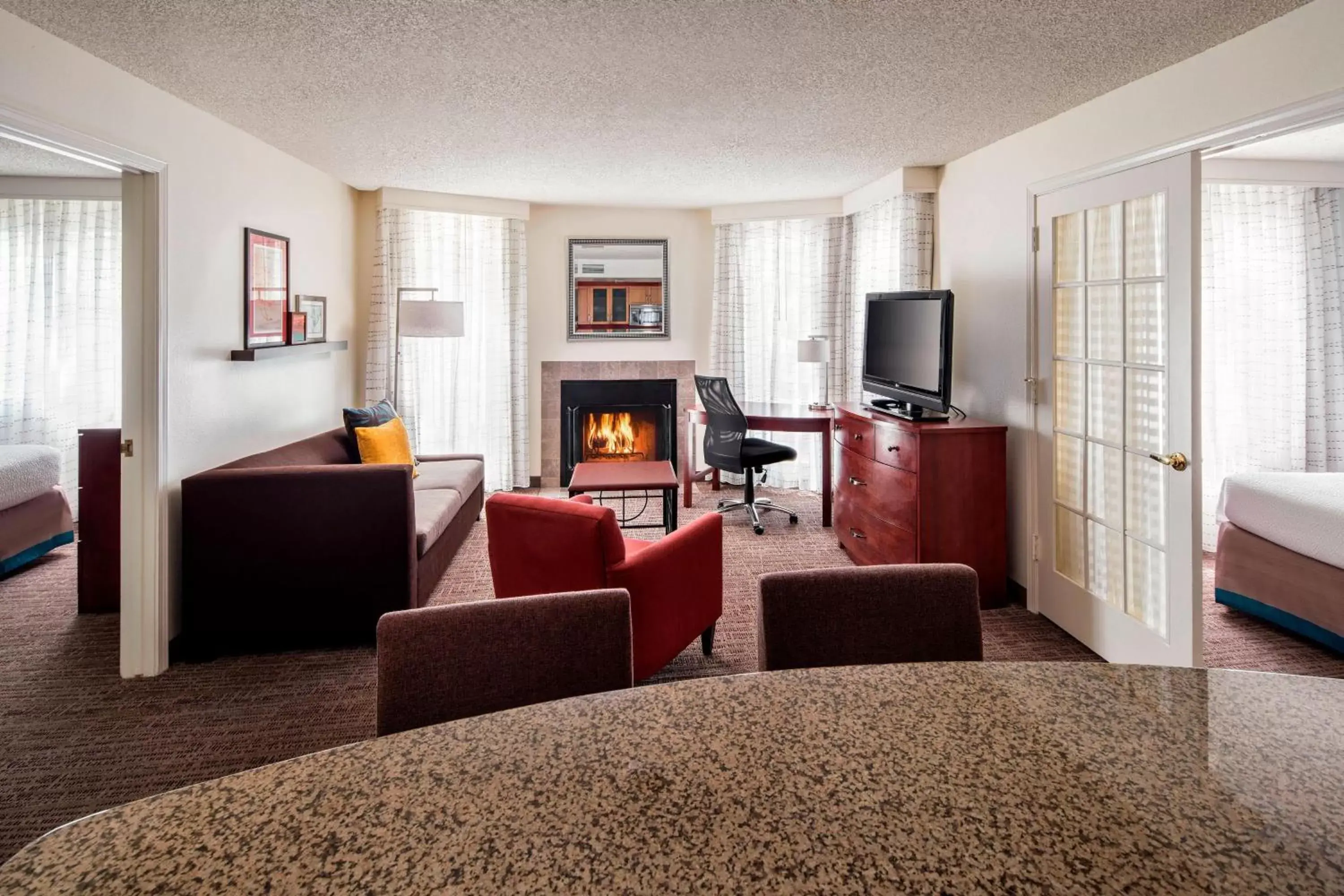 Bedroom, Seating Area in Residence Inn San Ramon