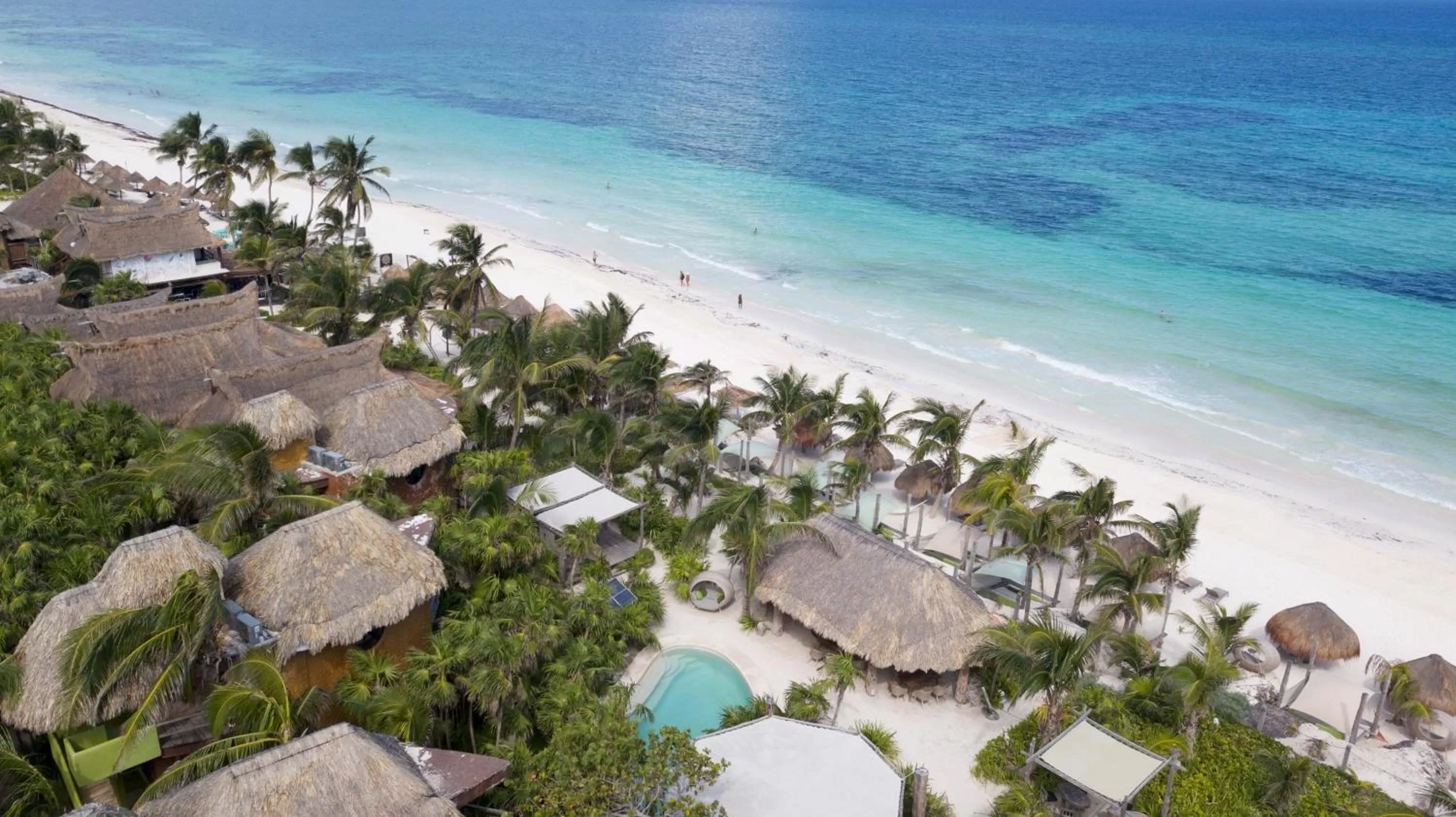 Beach, Bird's-eye View in Sueños Tulum