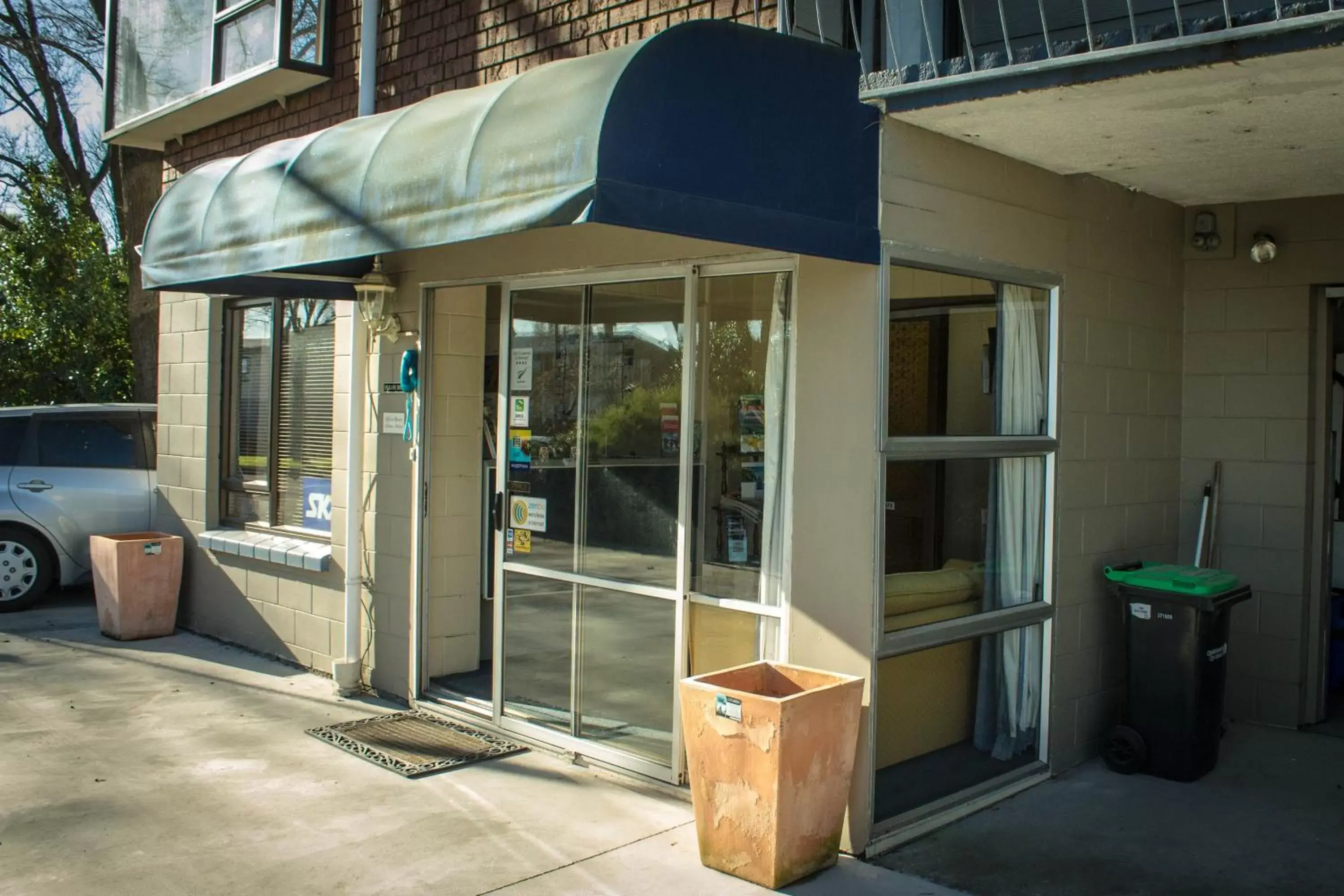 Facade/entrance in Aotea Motel