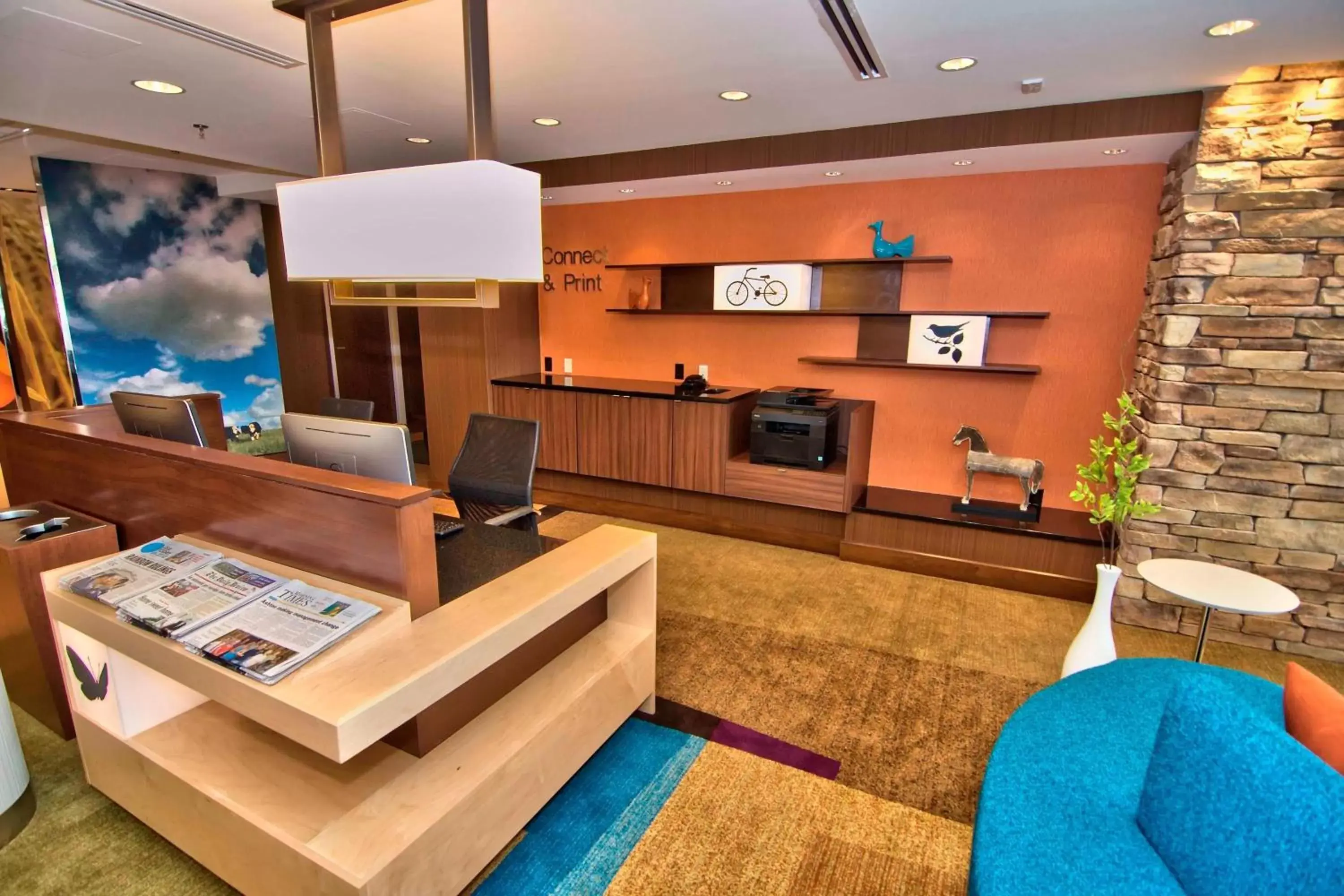 Business facilities, Lobby/Reception in Fairfield Inn & Suites by Marriott Towanda Wysox