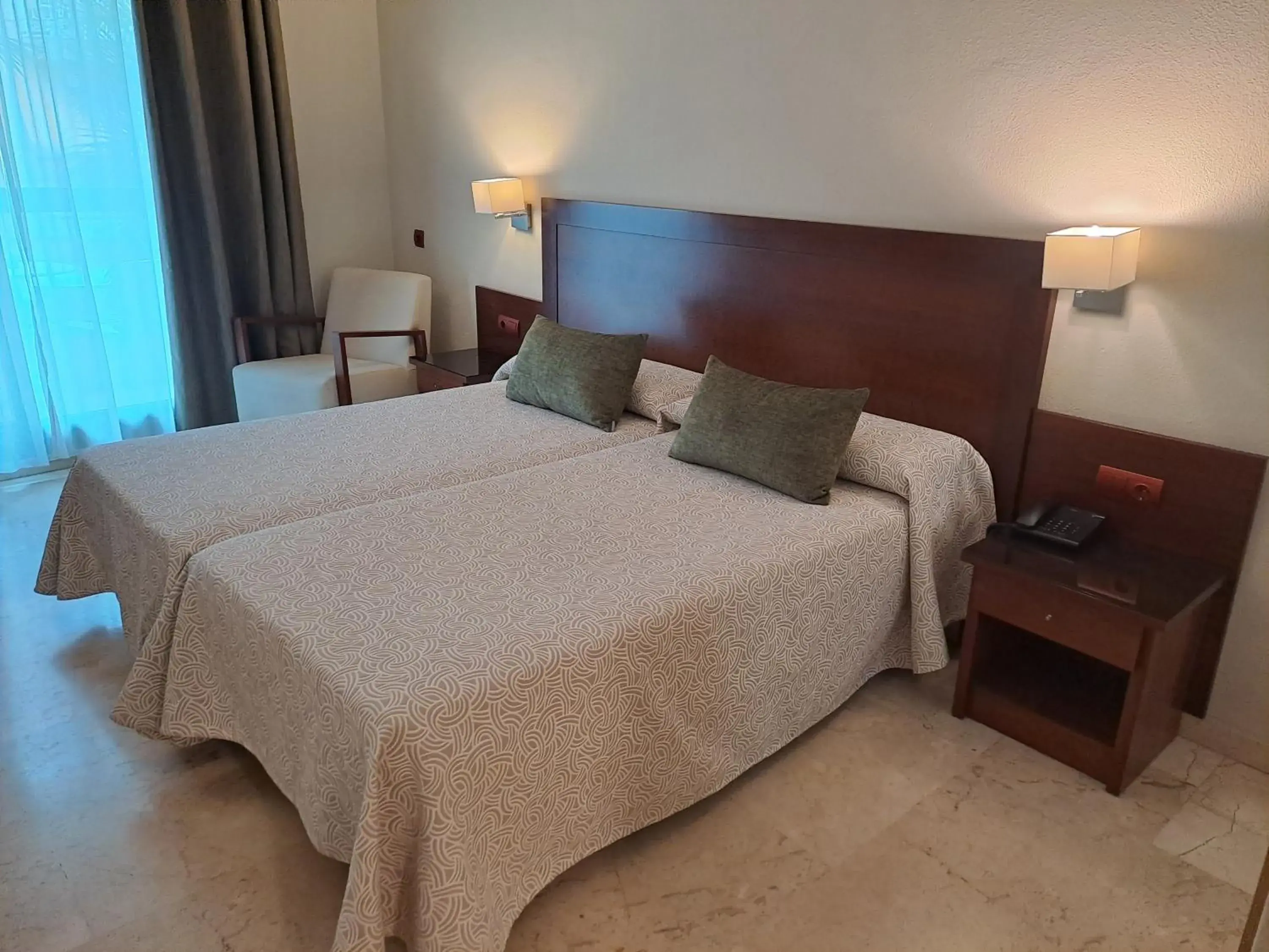 Bed in Hotel Torremar