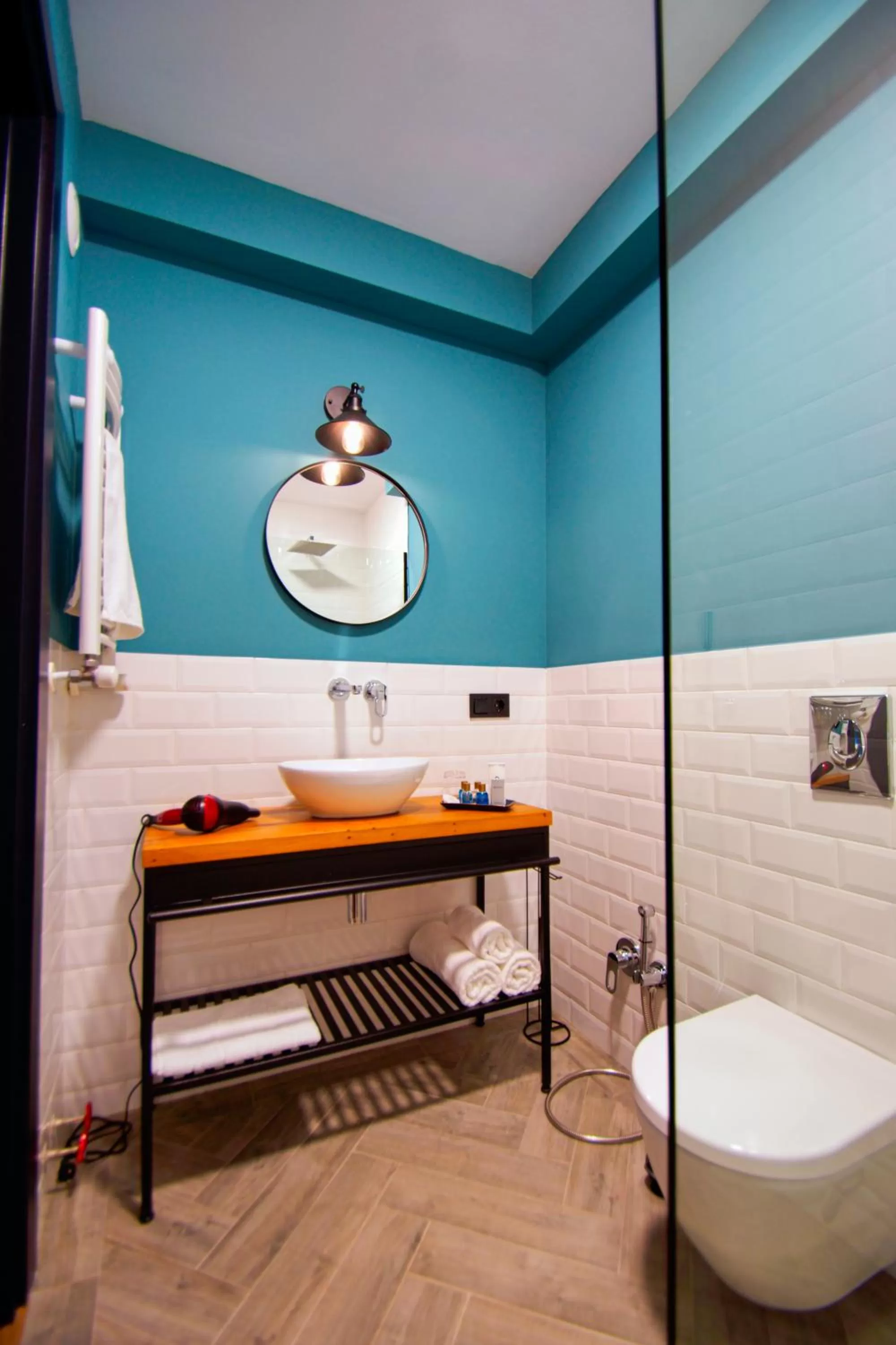 Bathroom in Borjomi Bridge Hotel