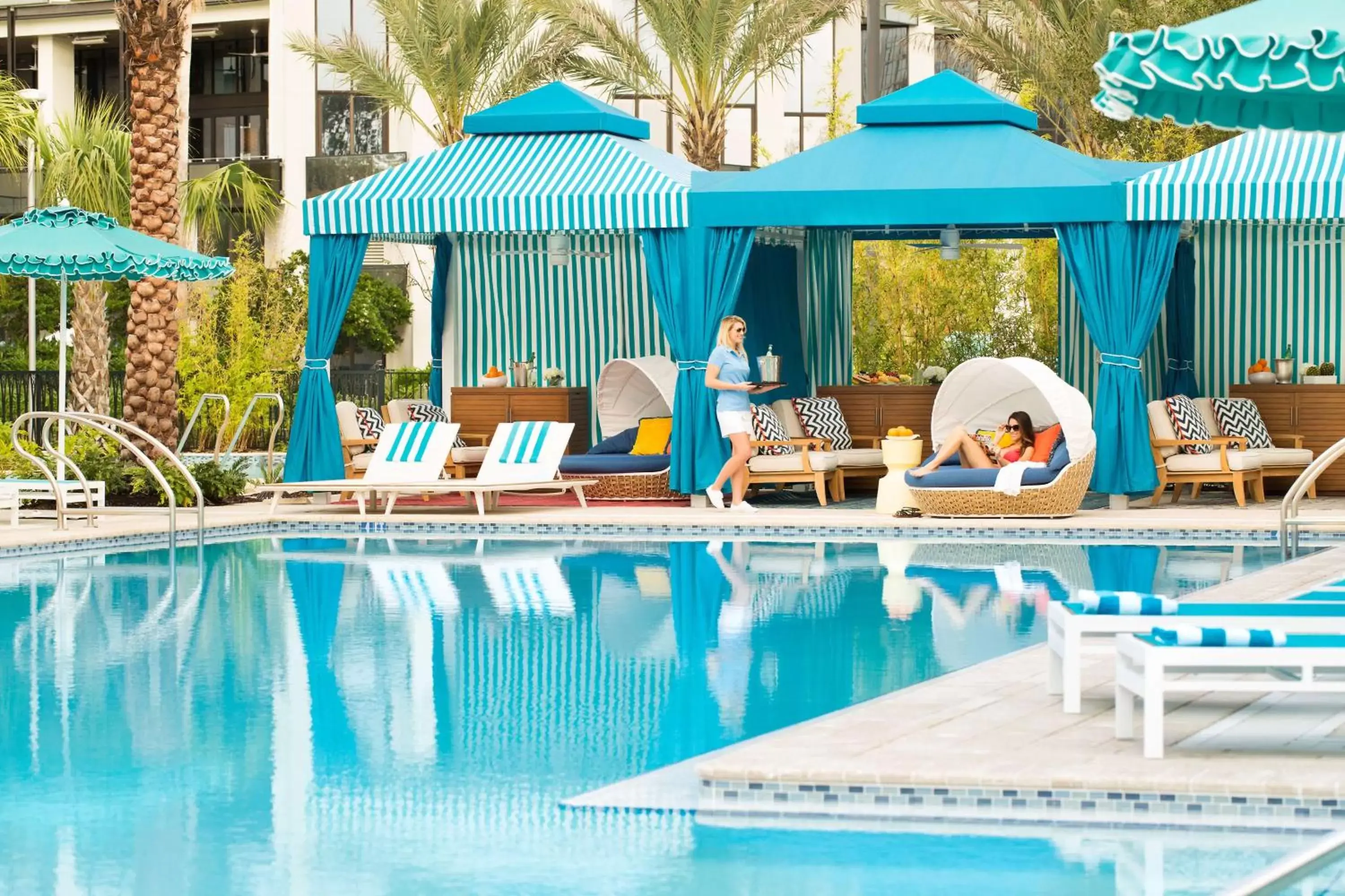 Pool view, Swimming Pool in Hilton Orlando Buena Vista Palace - Disney Springs Area