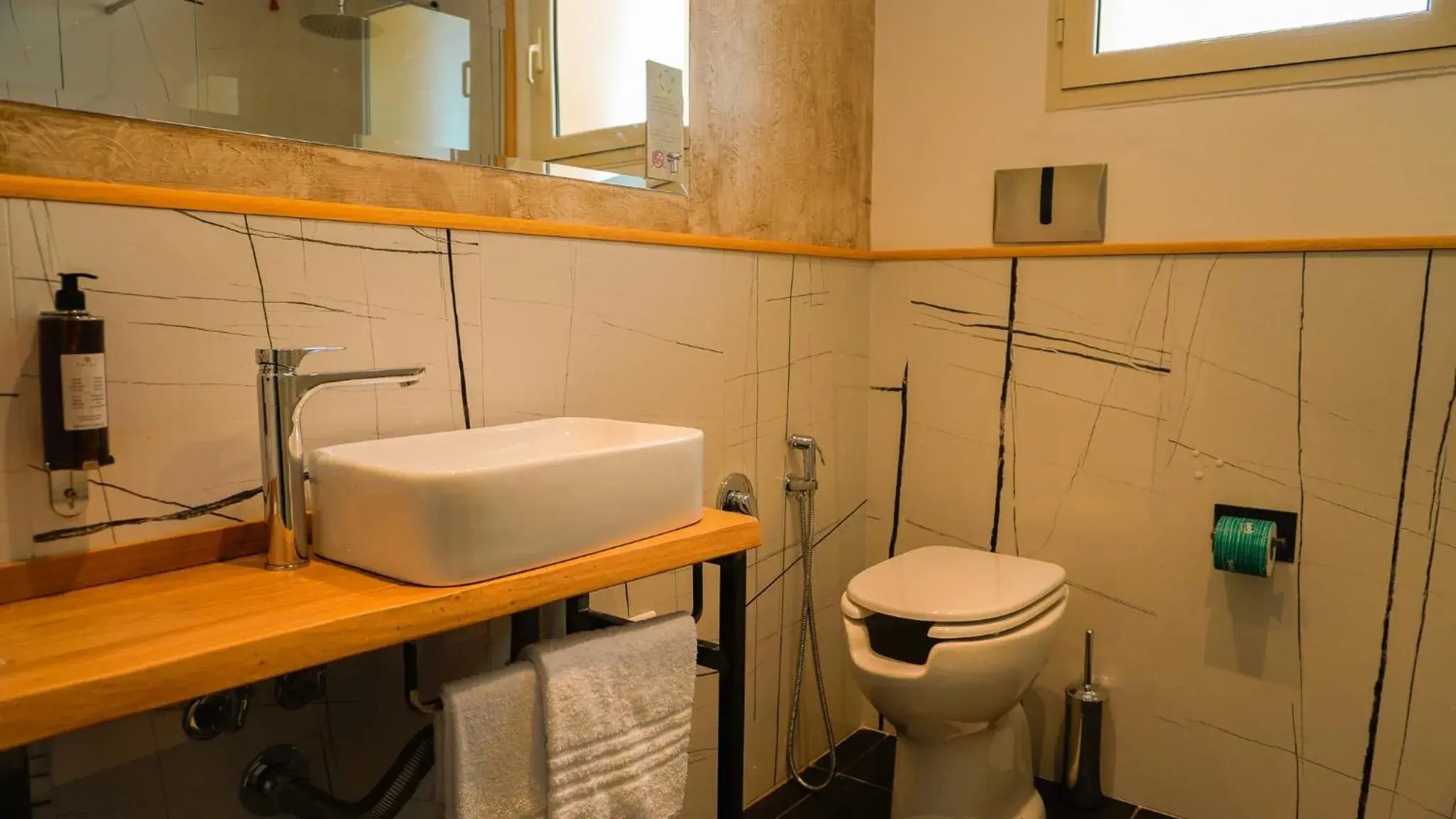 Toilet, Bathroom in Hotel San Teodoro