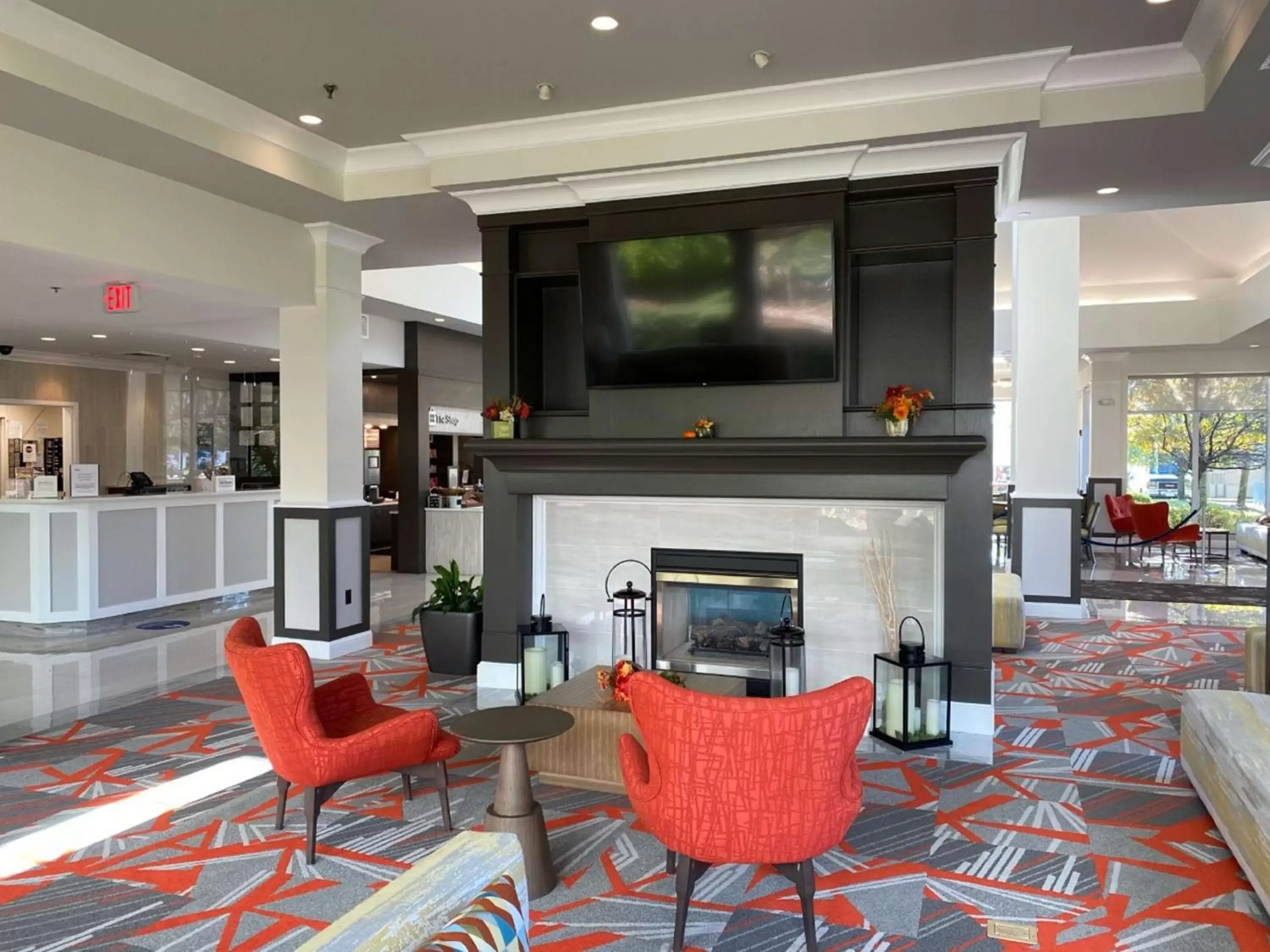 Lobby or reception in Hilton Garden Inn Columbia Lobby or reception in Hilton Garden Inn Columbia